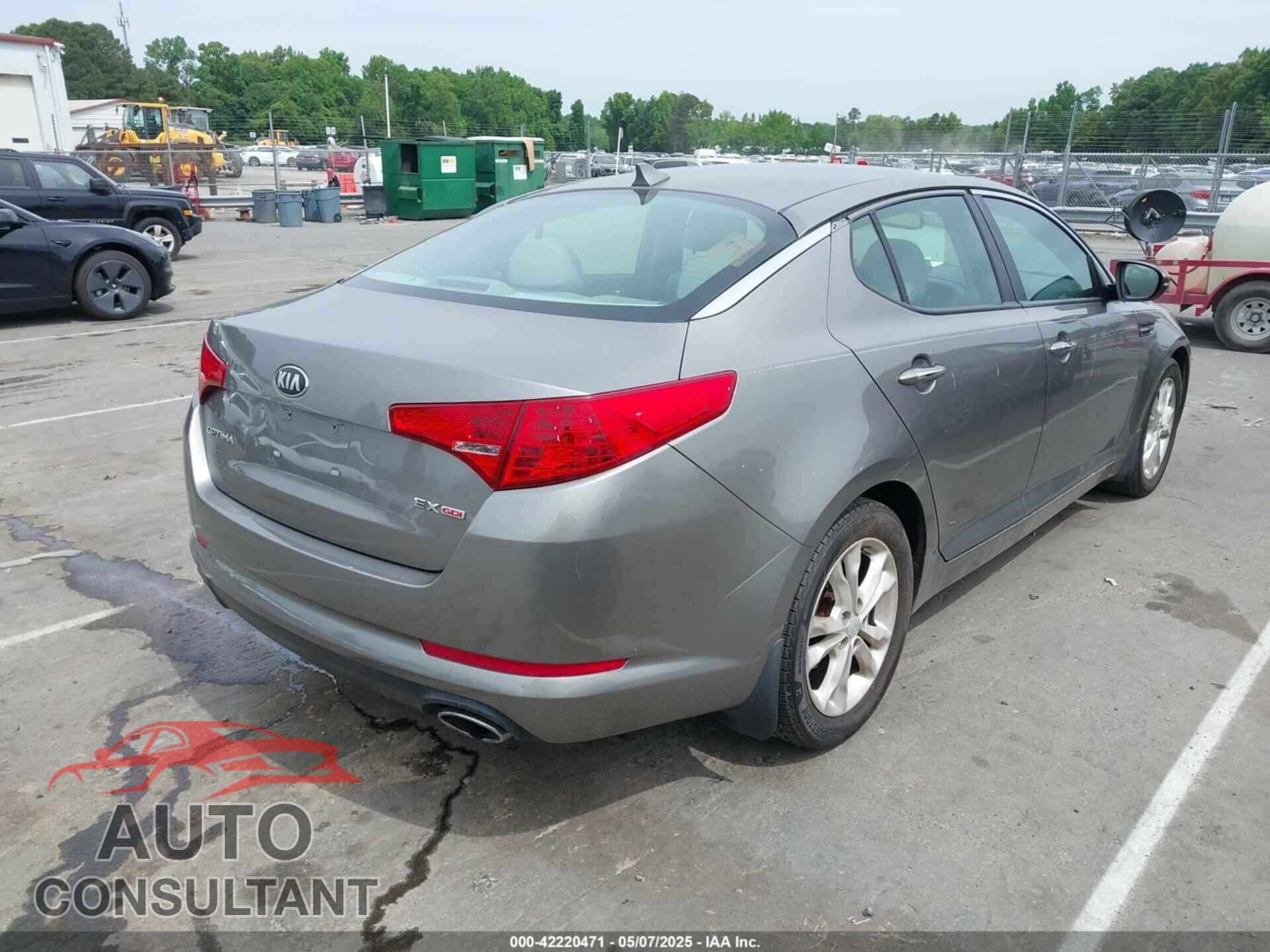 KIA OPTIMA 2013 - 5XXGN4A73DG118521
