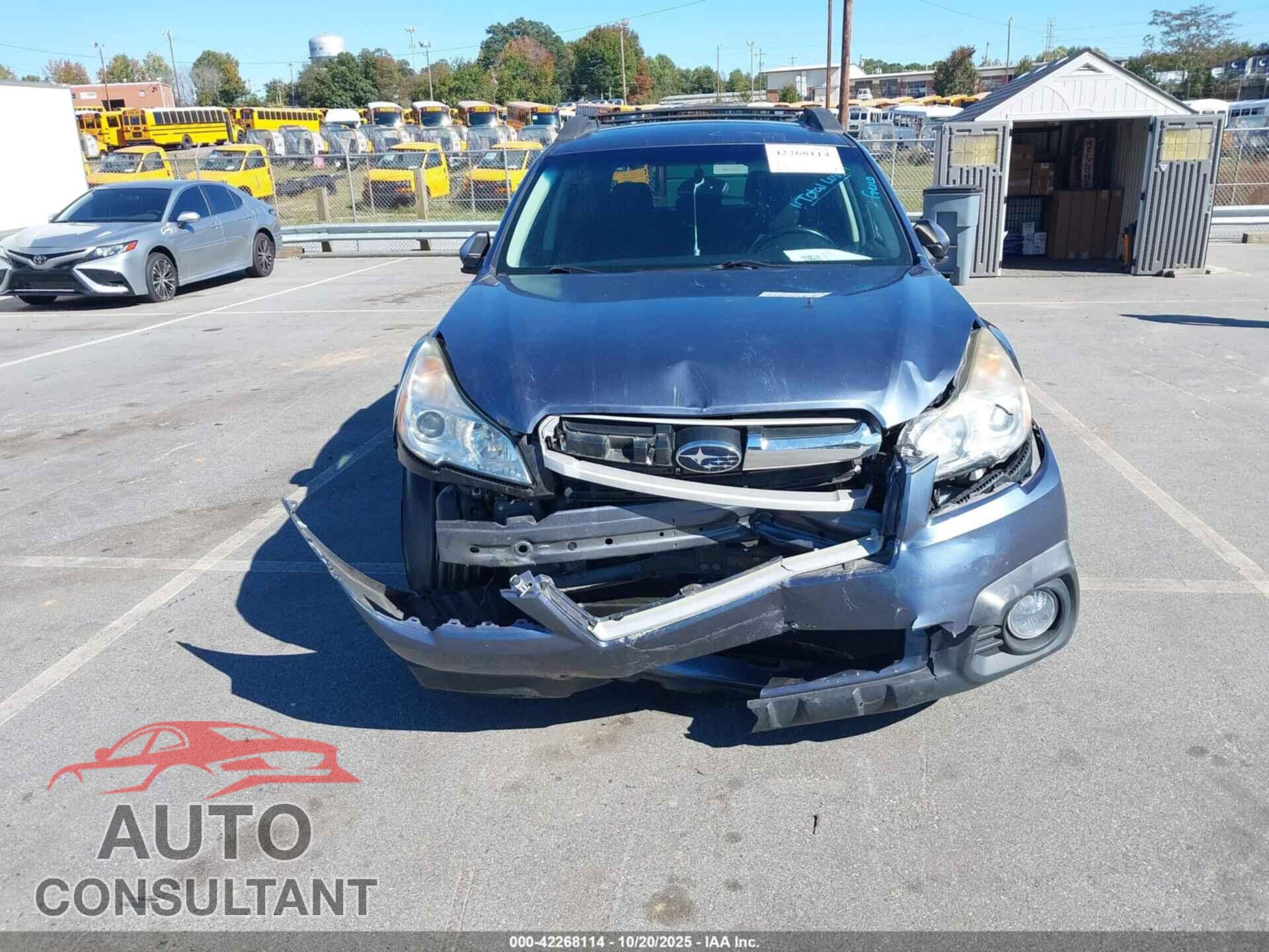 SUBARU OUTBACK 2014 - 4S4BRBDC5E3210870