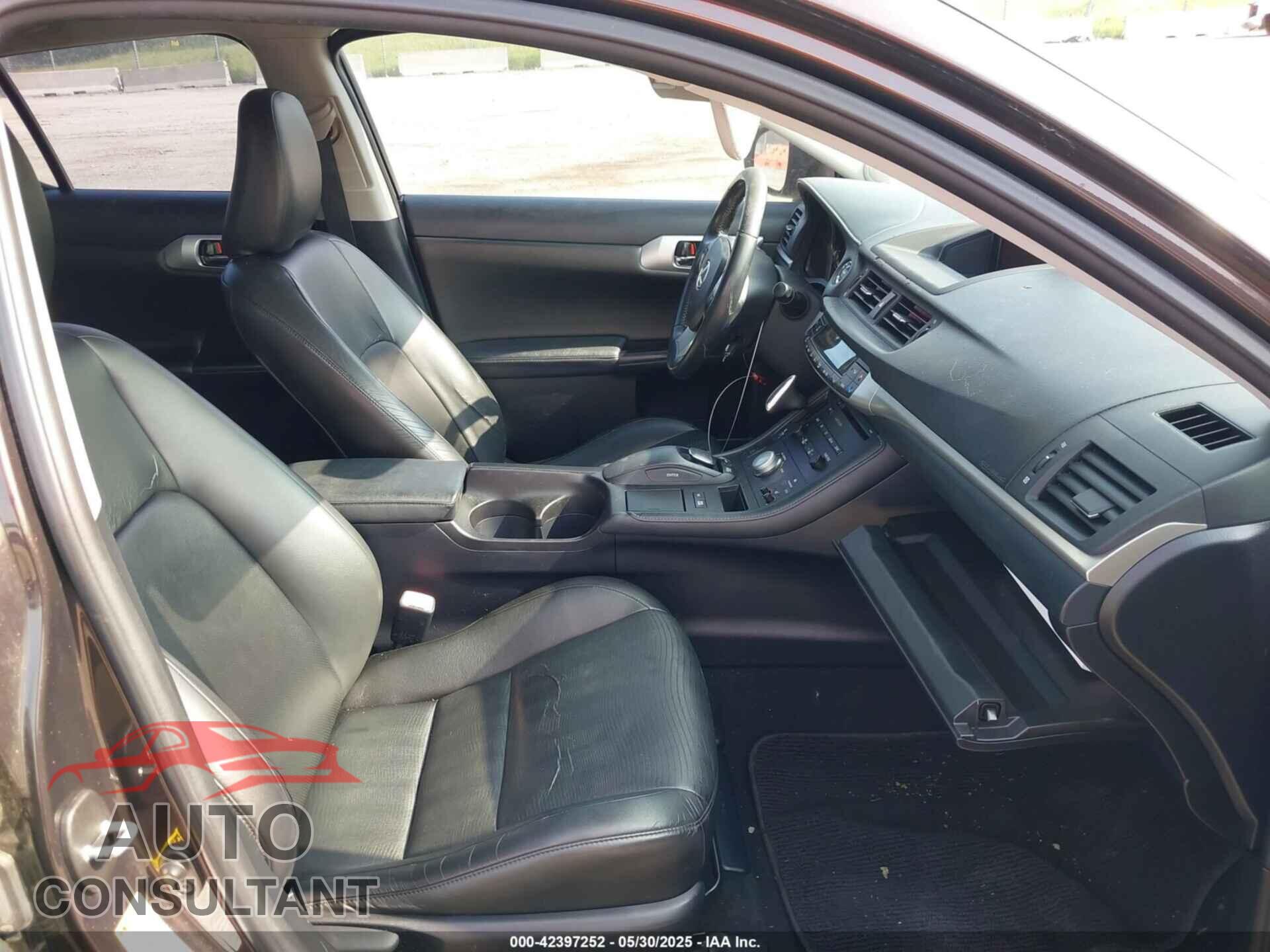 LEXUS CT 200H 2012 - JTHKD5BH4C2050128