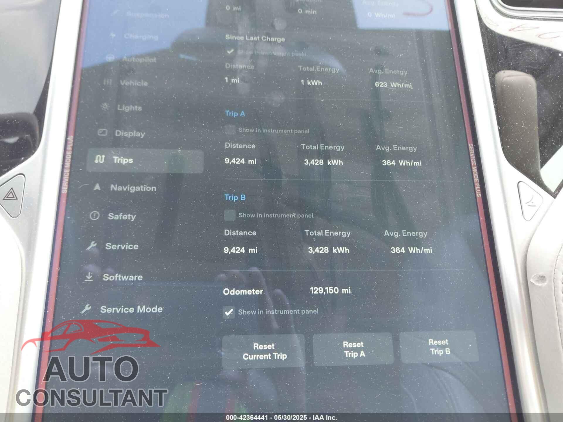TESLA MODEL S 2015 - 5YJSA1E22FF116770
