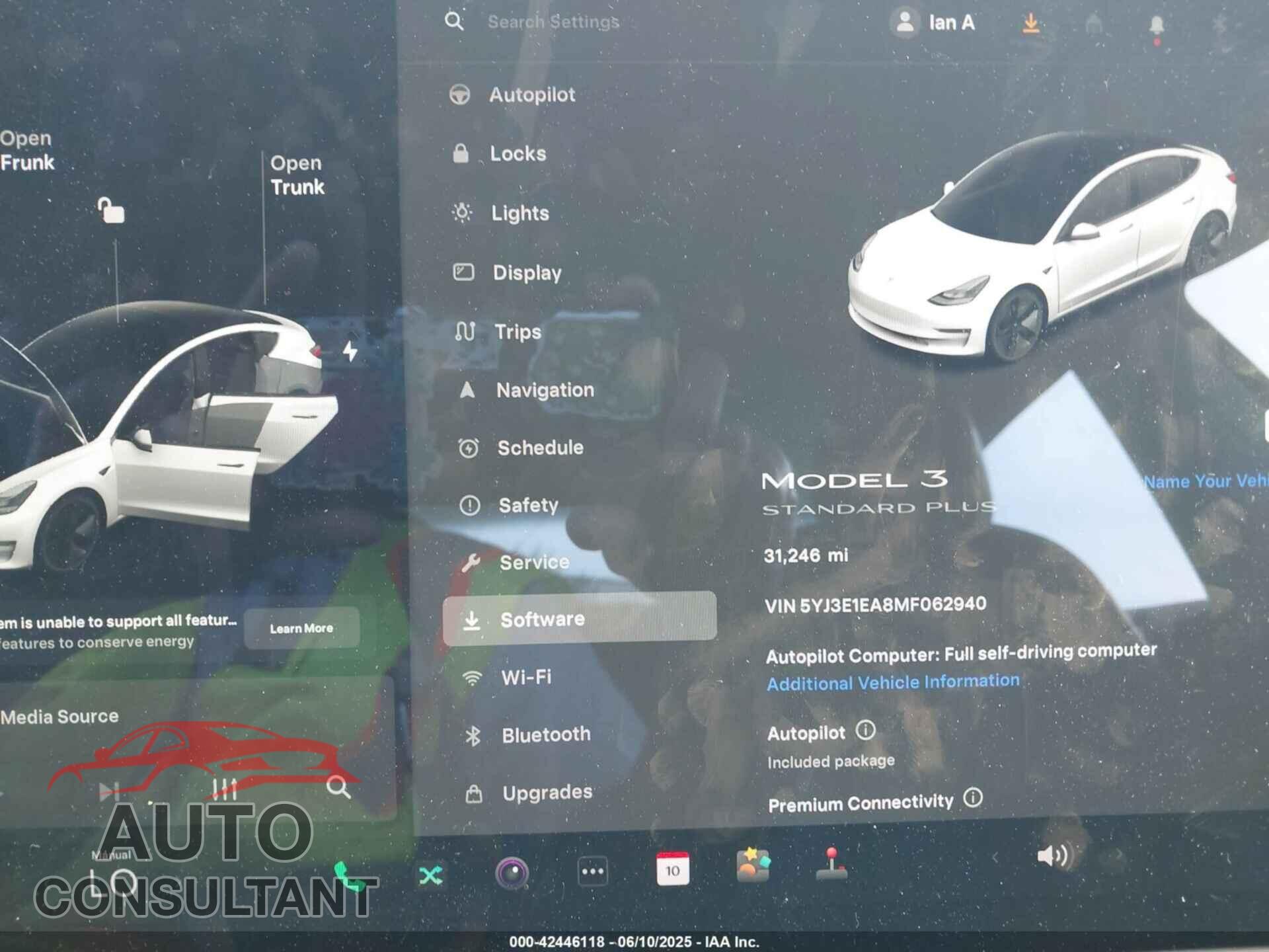 TESLA MODEL 3 2021 - 5YJ3E1EA8MF062940