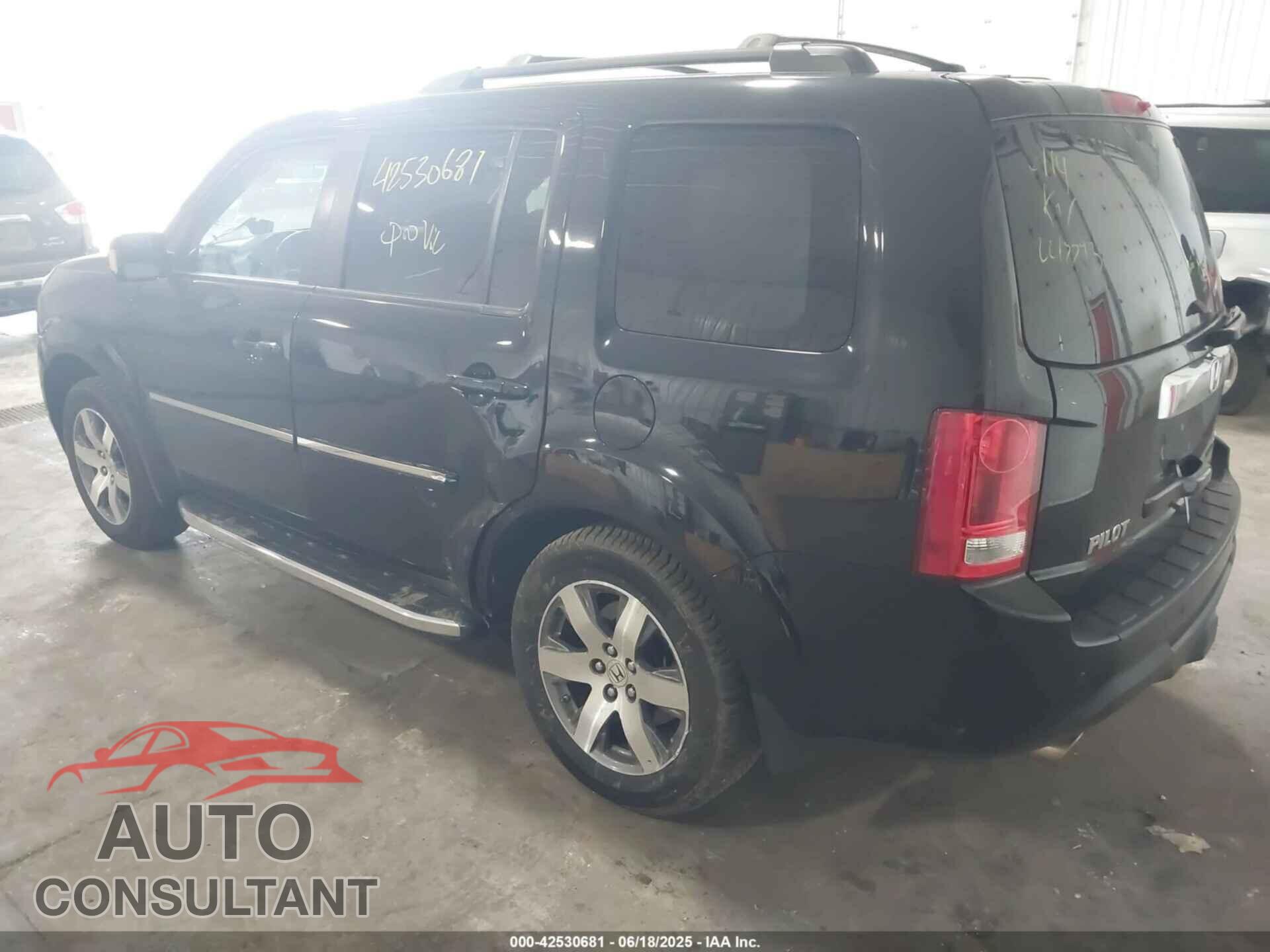 HONDA PILOT 2013 - 5FNYF4H92DB070277