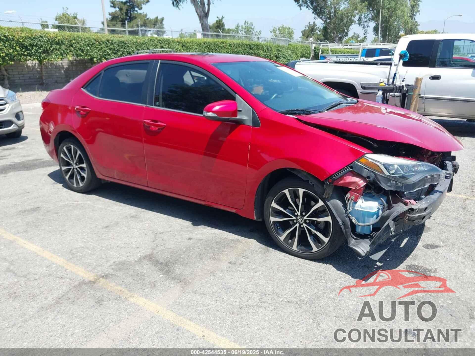 TOYOTA COROLLA 2017 - 5YFBURHEXHP627808