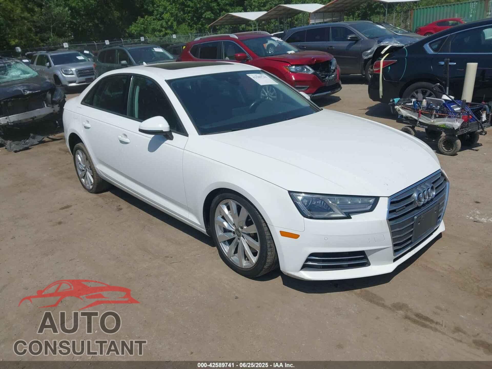 AUDI A4 2017 - WAUANAF44HN002447