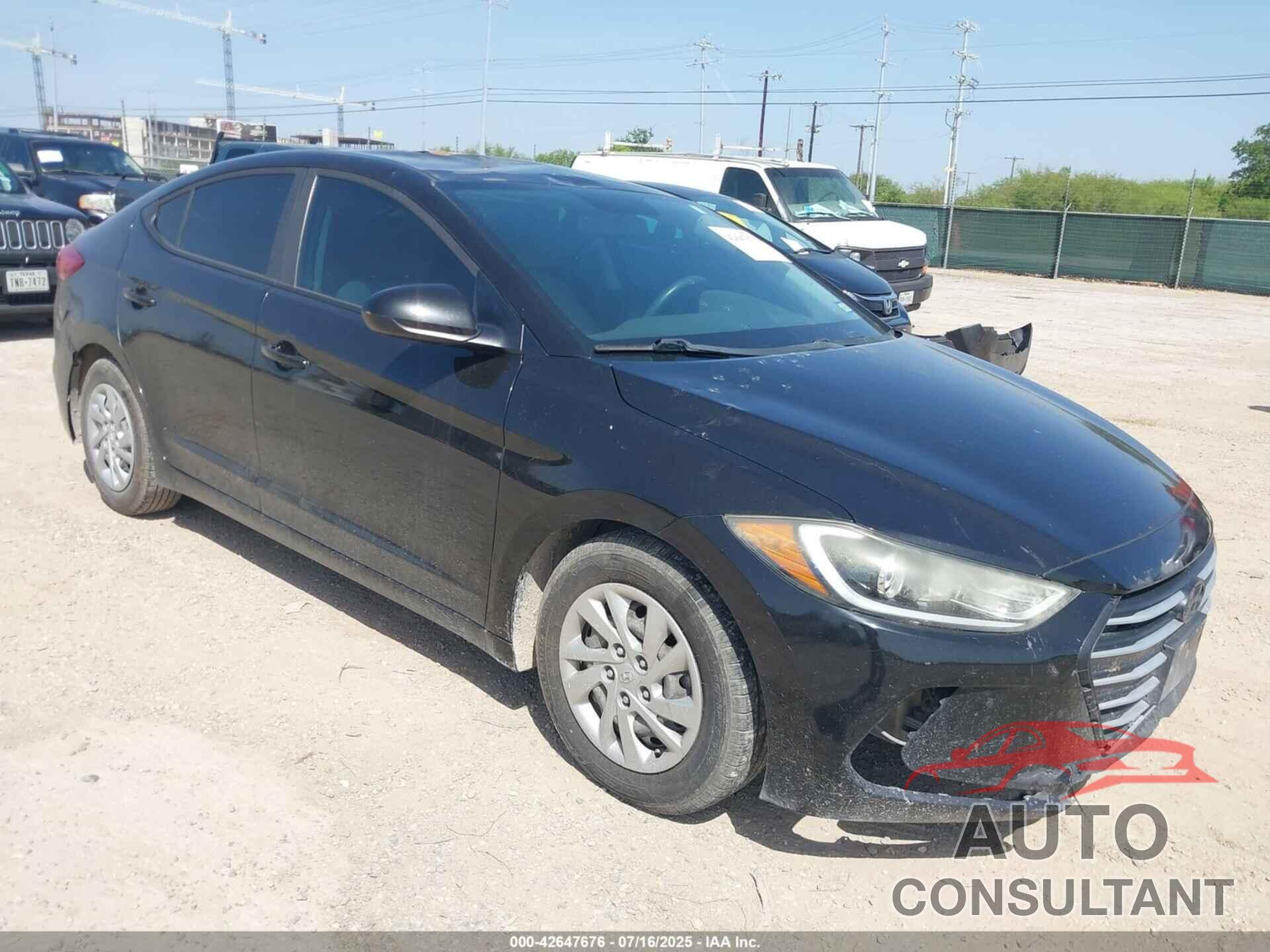HYUNDAI ELANTRA 2017 - KMHD74LFXHU378881