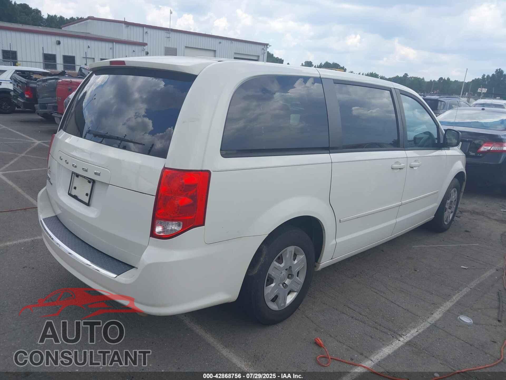 DODGE GRAND CARAVAN 2012 - 2C4RDGBG4CR243982