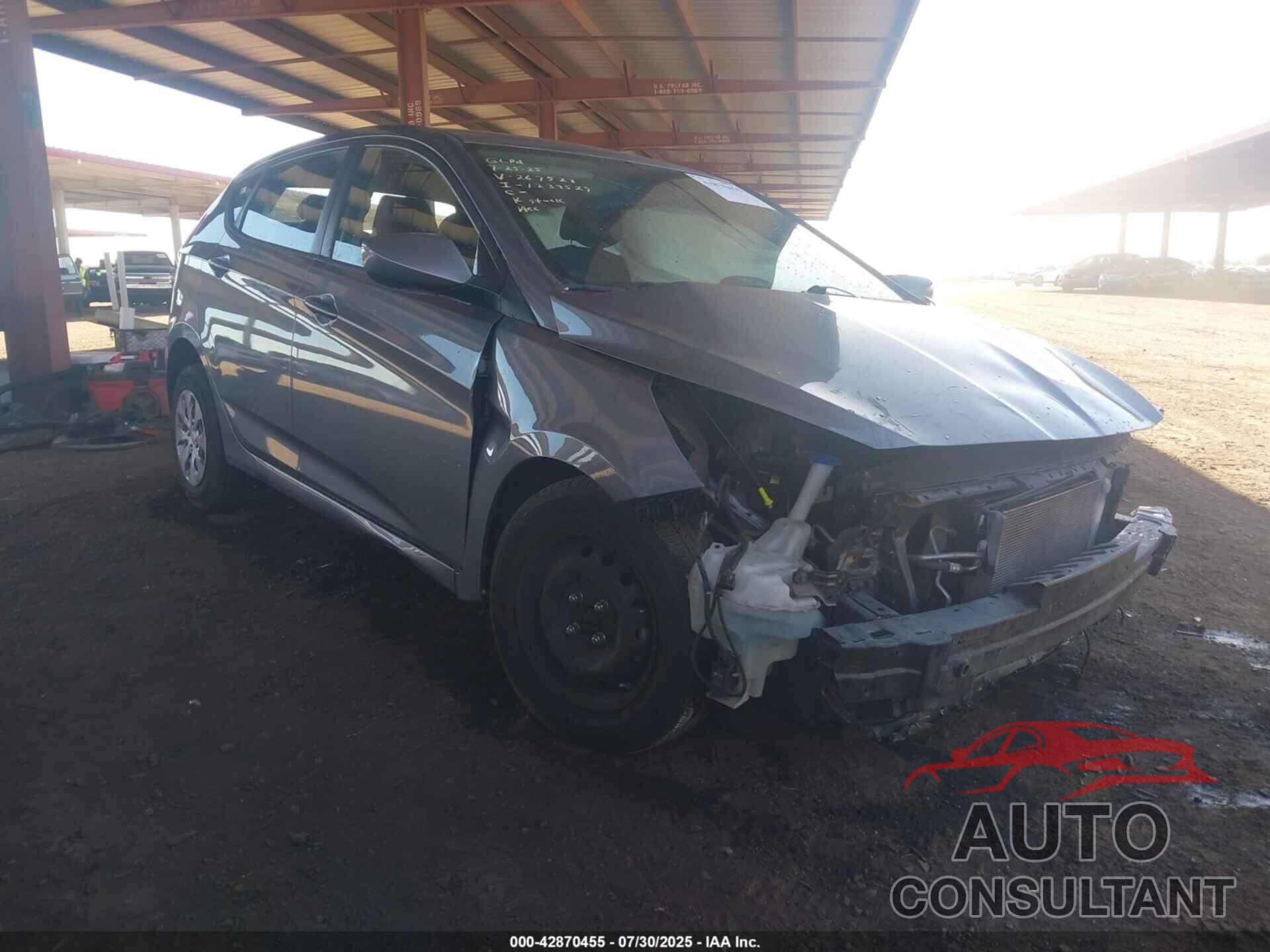 HYUNDAI ACCENT 2016 - KMHCT5AE0GU267522