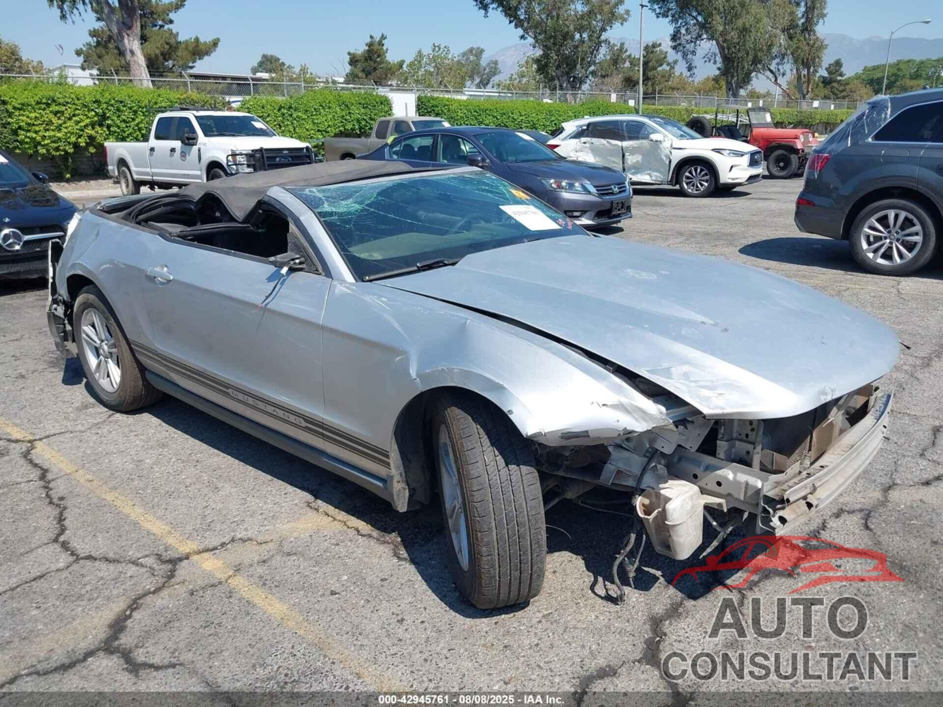 FORD MUSTANG 2012 - 1ZVBP8EM3C5270519