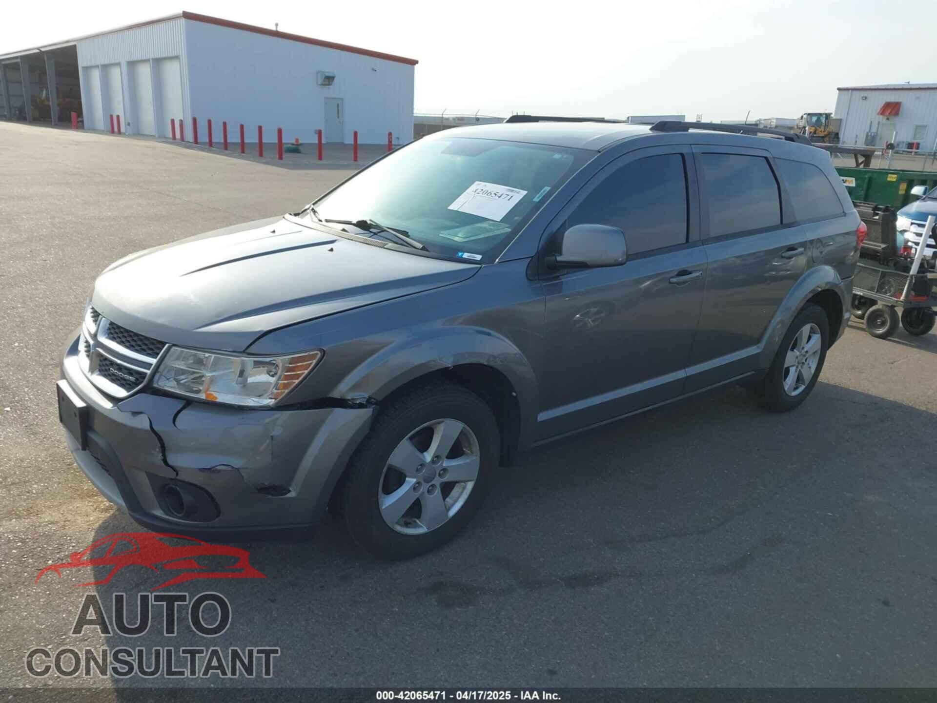 DODGE JOURNEY 2012 - 3C4PDCBG9CT208092