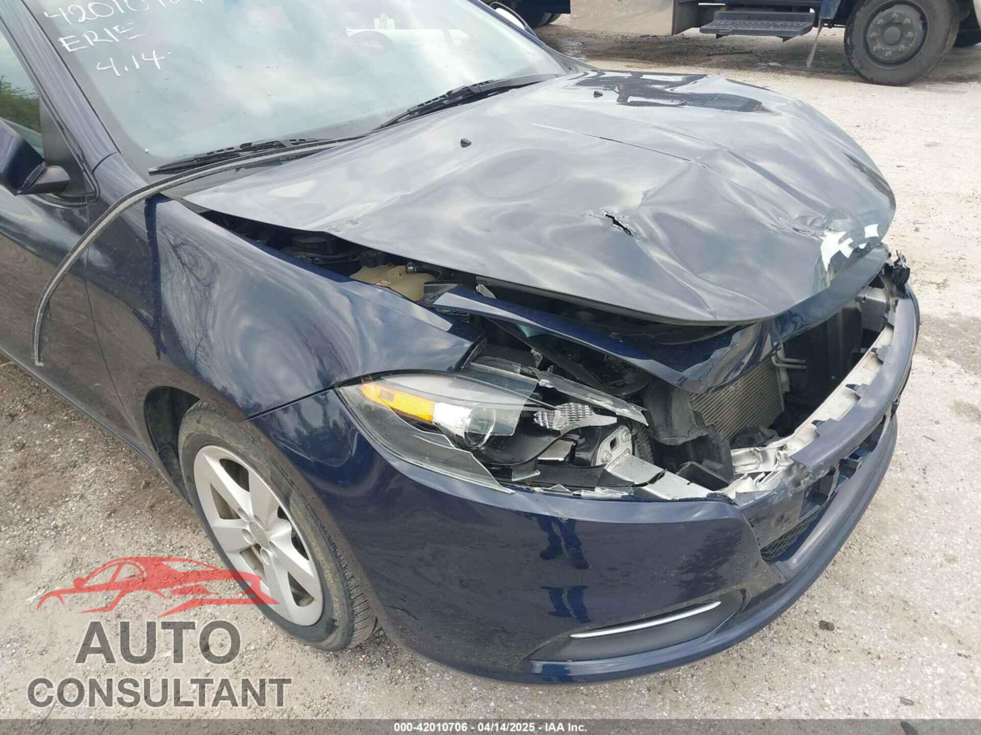 DODGE DART 2015 - 1C3CDFBB4FD319698