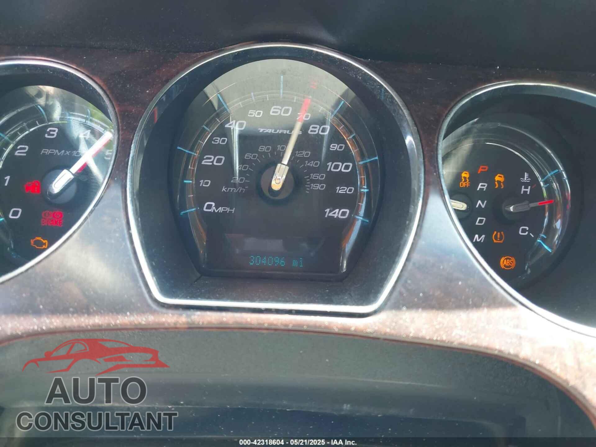 FORD TAURUS 2012 - 1FAHP2EW0CG130837