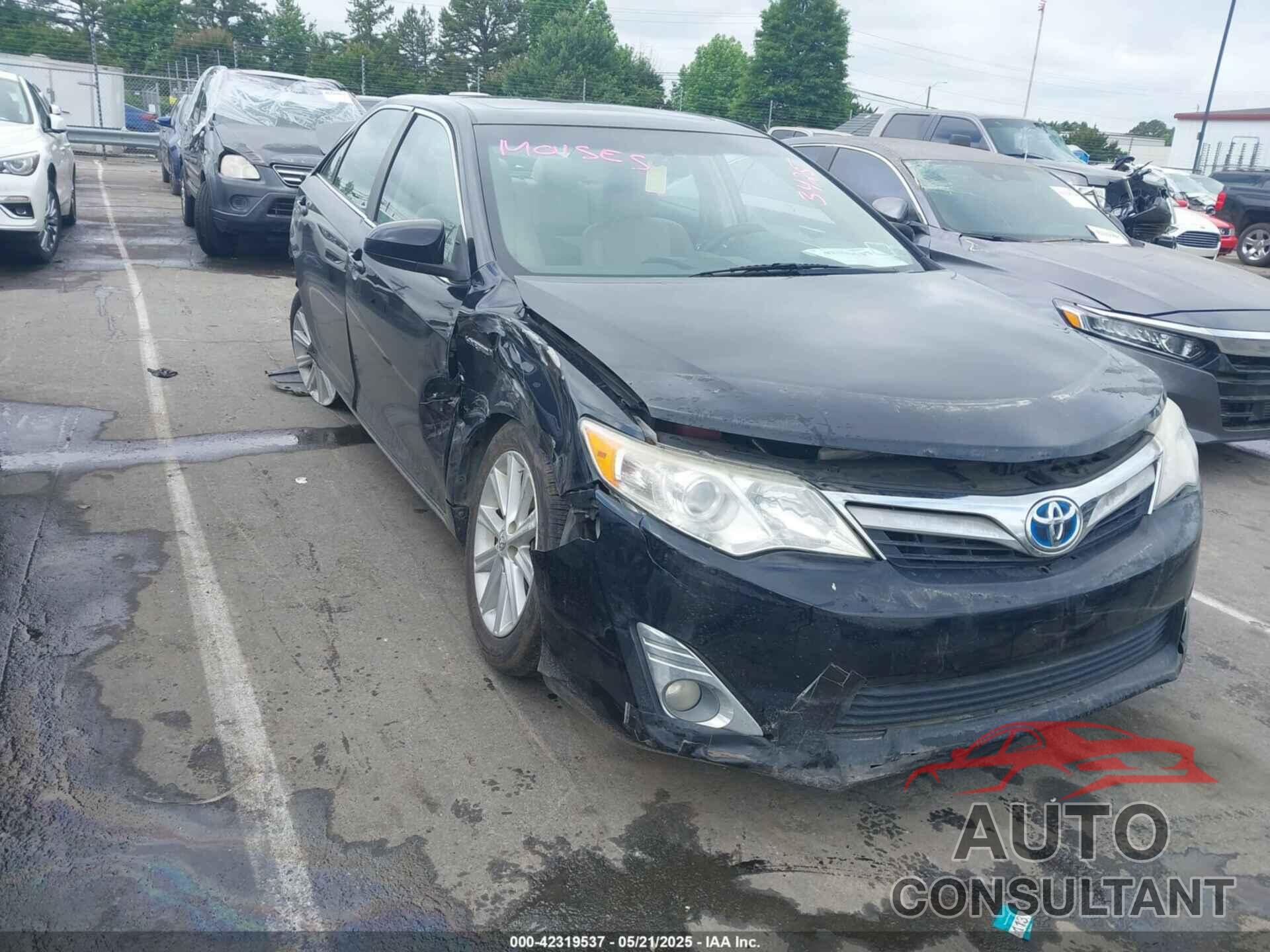 TOYOTA CAMRY HYBRID 2012 - 4T1BD1FK3CU053425