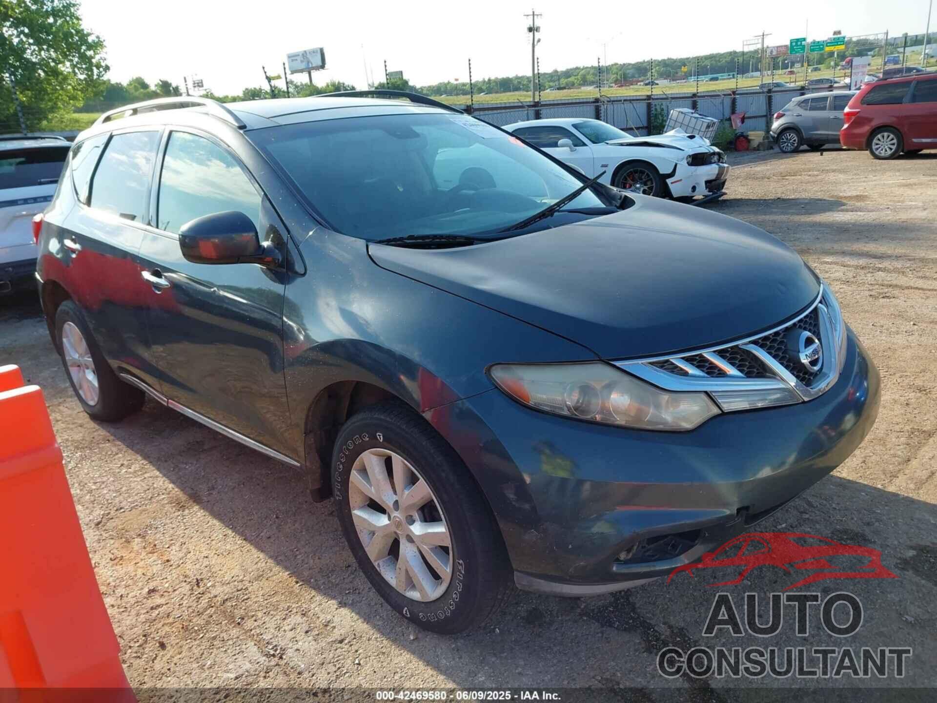 NISSAN MURANO 2012 - JN8AZ1MW6CW203365