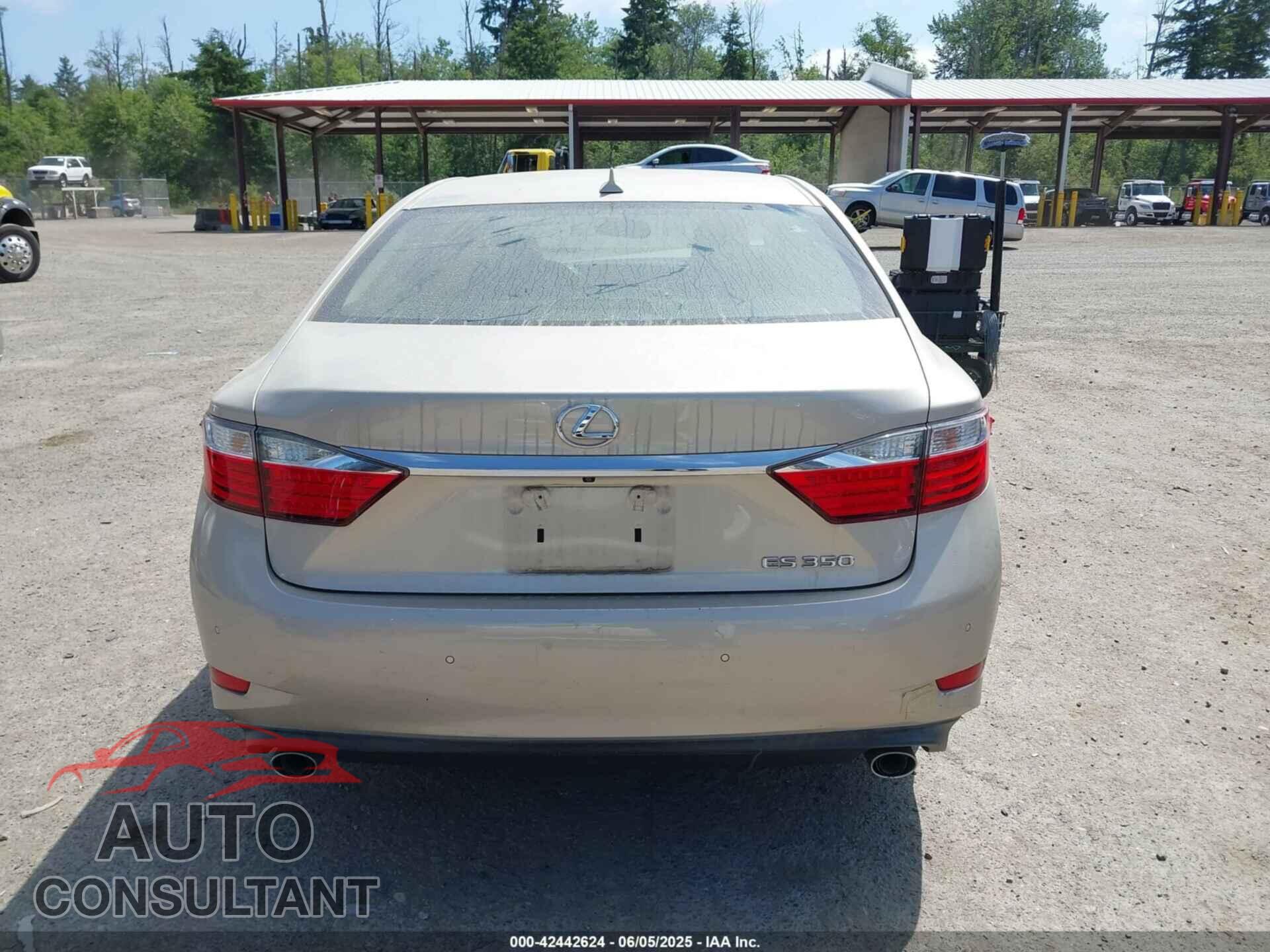 LEXUS ES 350 2013 - JTHBK1GG0D2002254