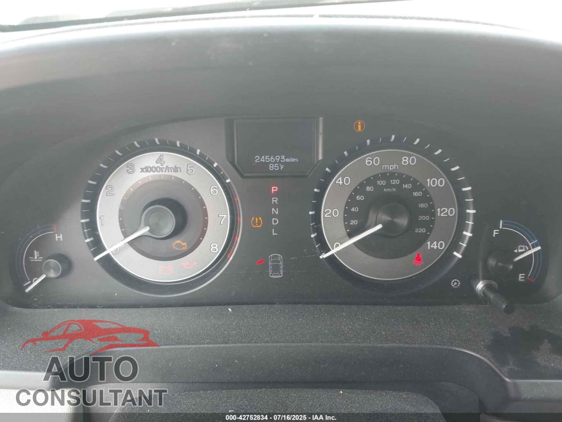 HONDA ODYSSEY 2011 - 5FNRL5H92BB047064
