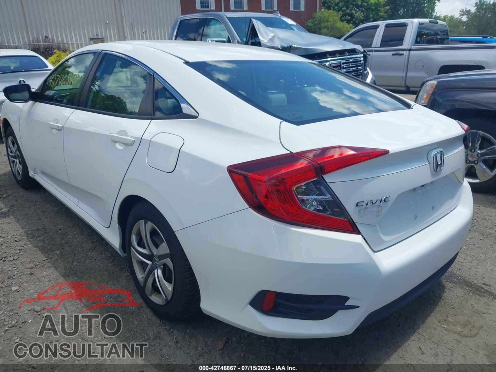 HONDA CIVIC 2016 - 19XFC2F57GE241443