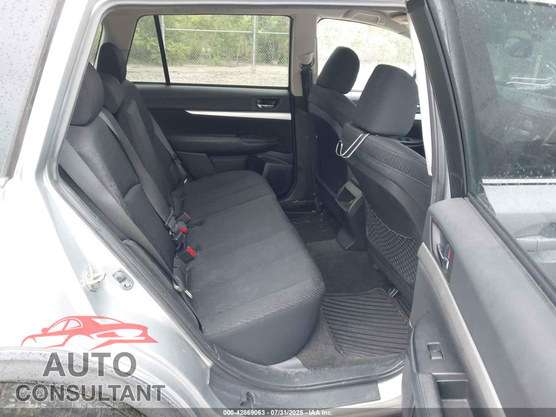 SUBARU OUTBACK 2012 - 4S4BRBCC8C3297971
