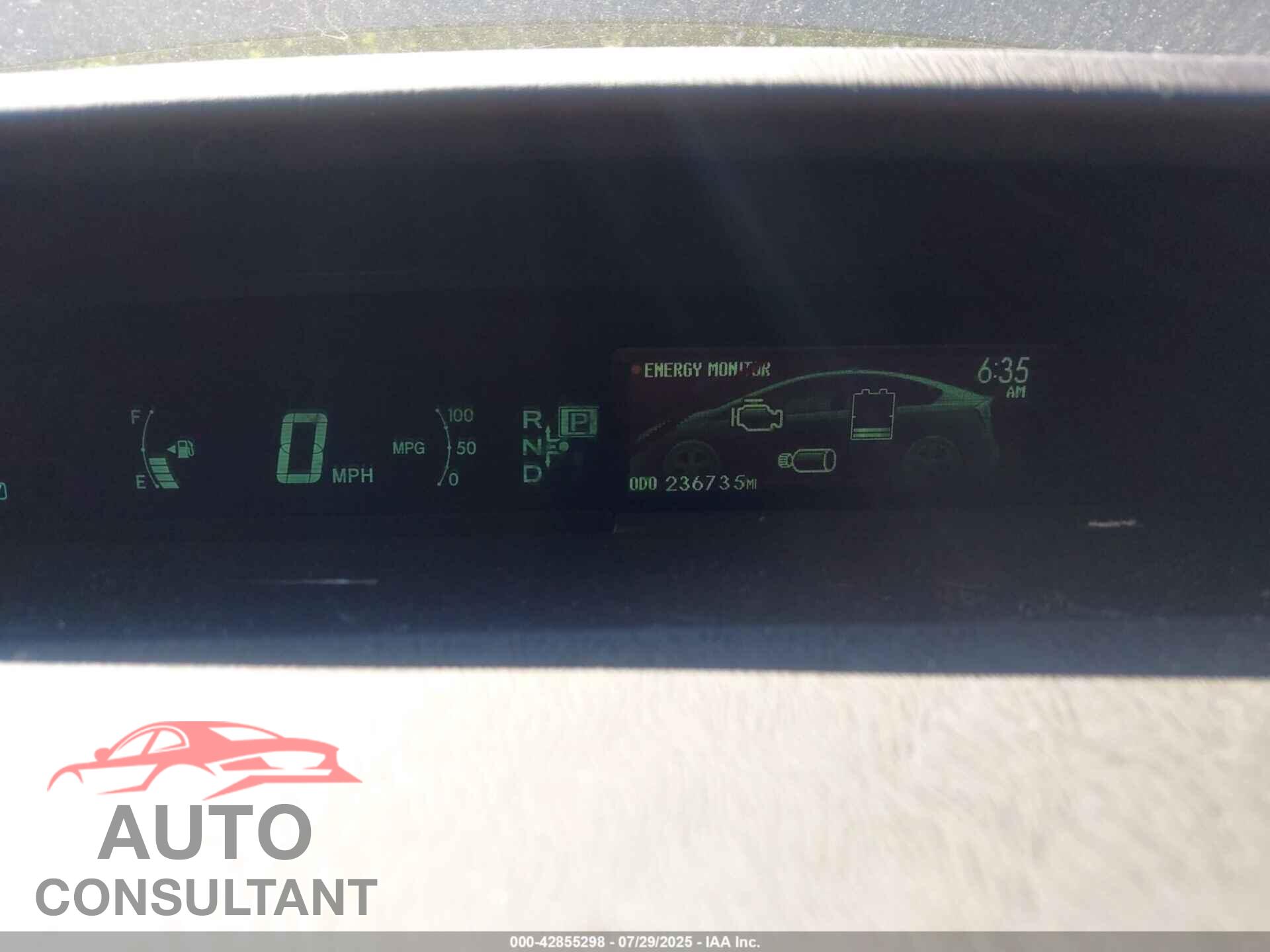 TOYOTA PRIUS 2012 - JTDKN3DU6C1531923