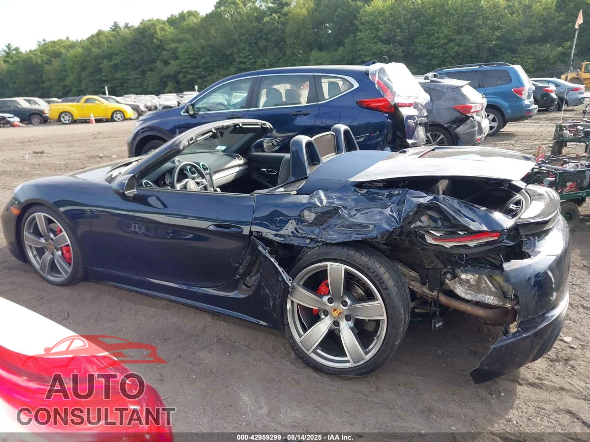 PORSCHE 718 BOXSTER 2017 - WP0CB2A82HS241596