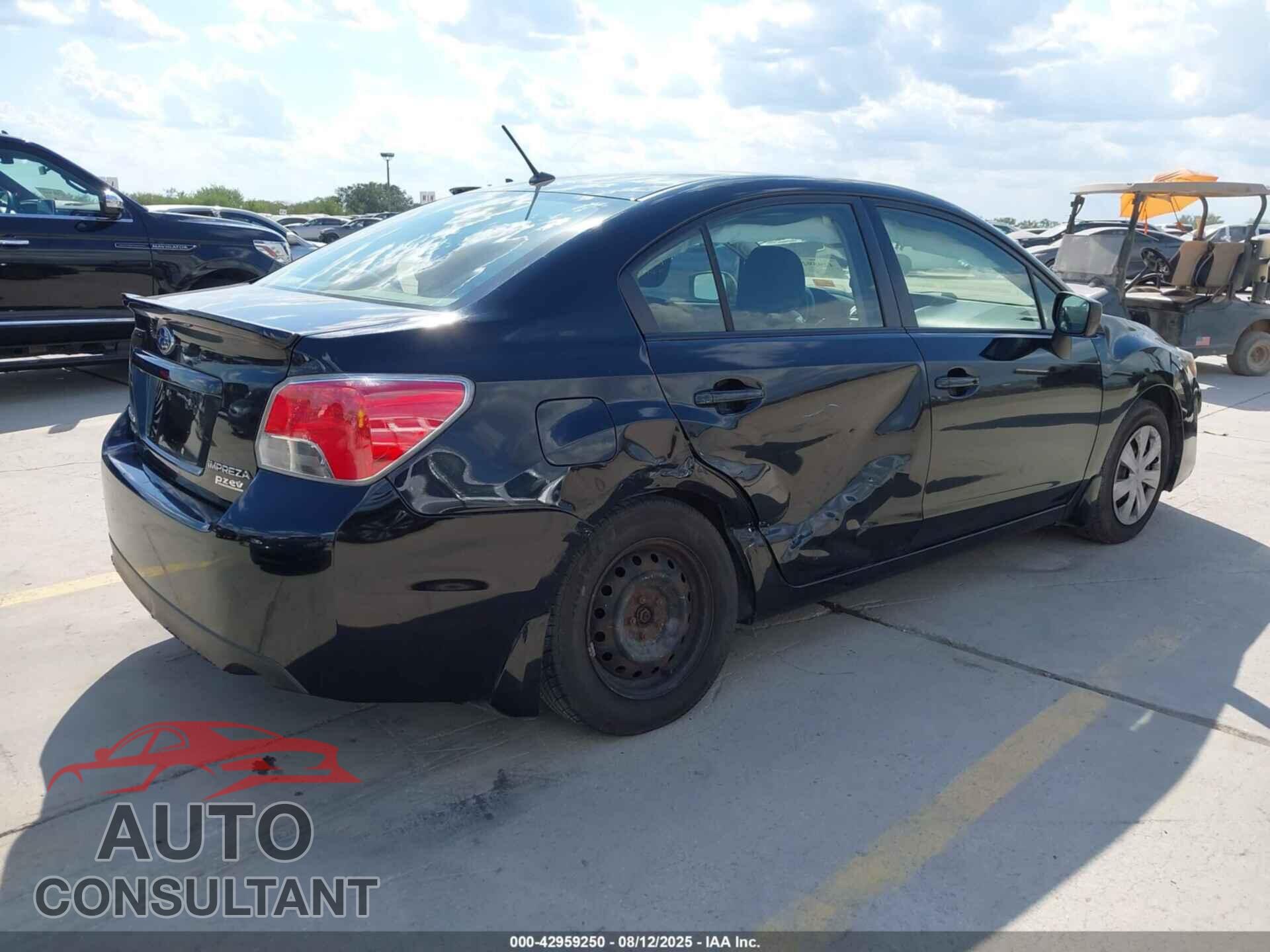 SUBARU IMPREZA 2015 - JF1GJAA62FH022425