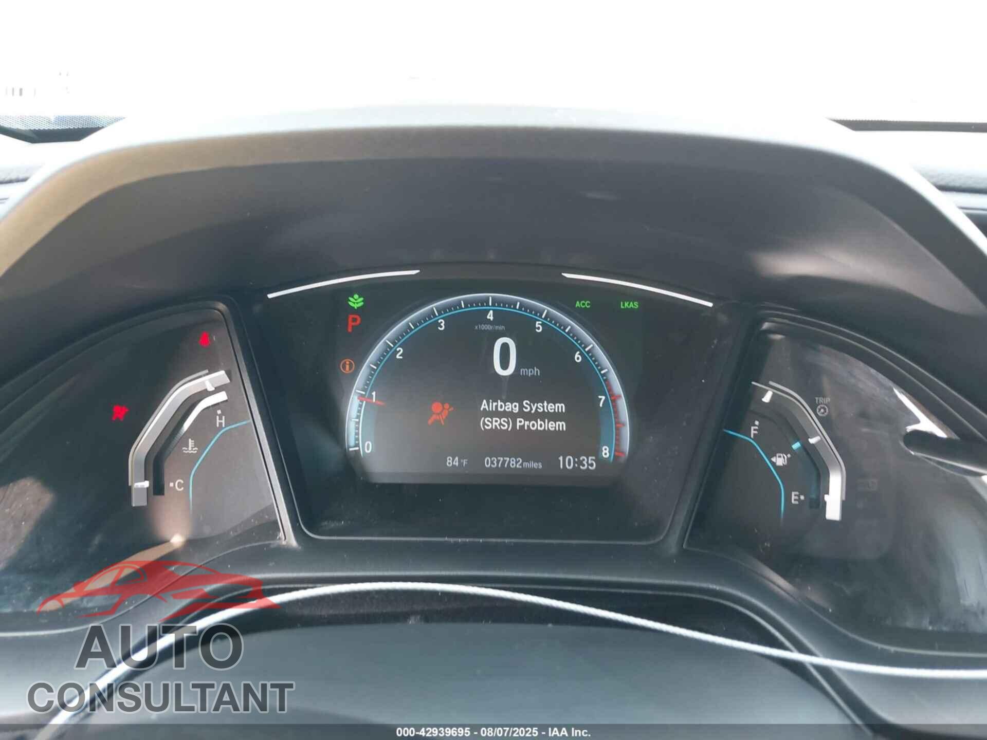 HONDA CIVIC 2021 - 2HGFC2F60MH557972
