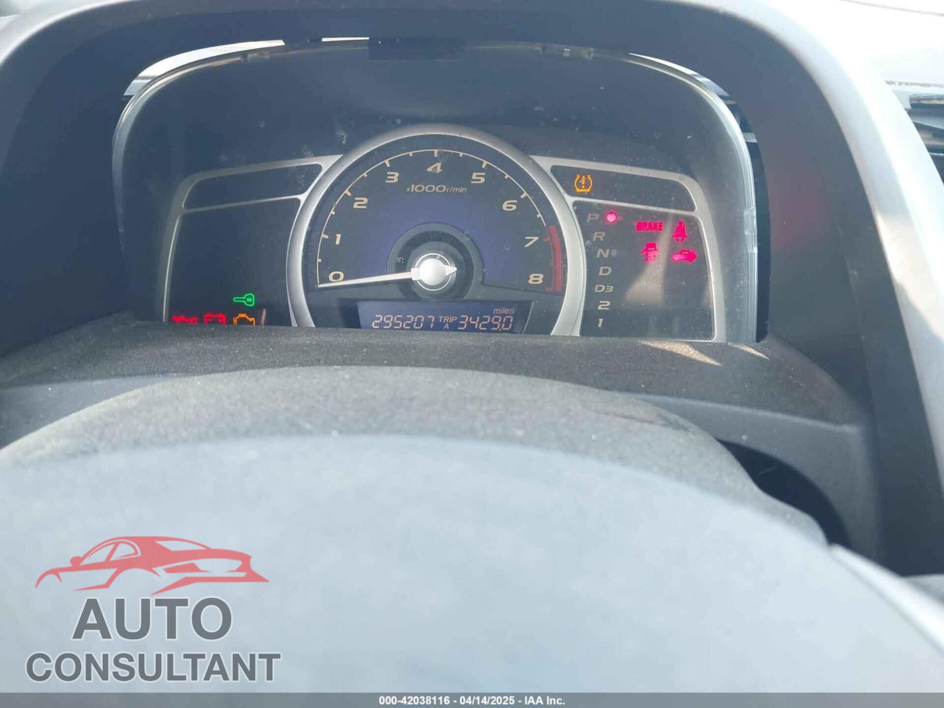 HONDA CIVIC 2010 - 19XFA1F98AE054965