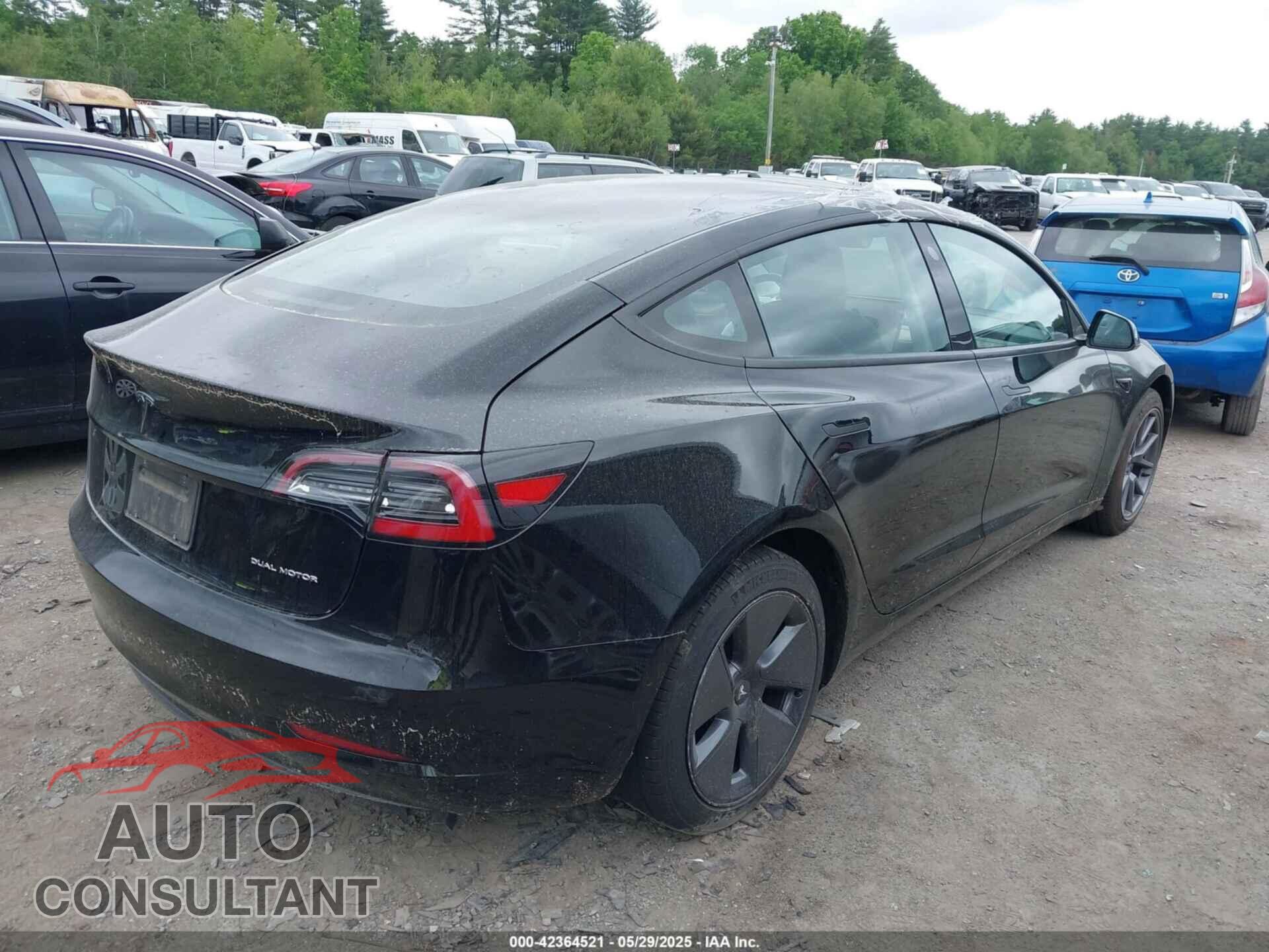 TESLA MODEL 3 2022 - 5YJ3E1EB7NF165647