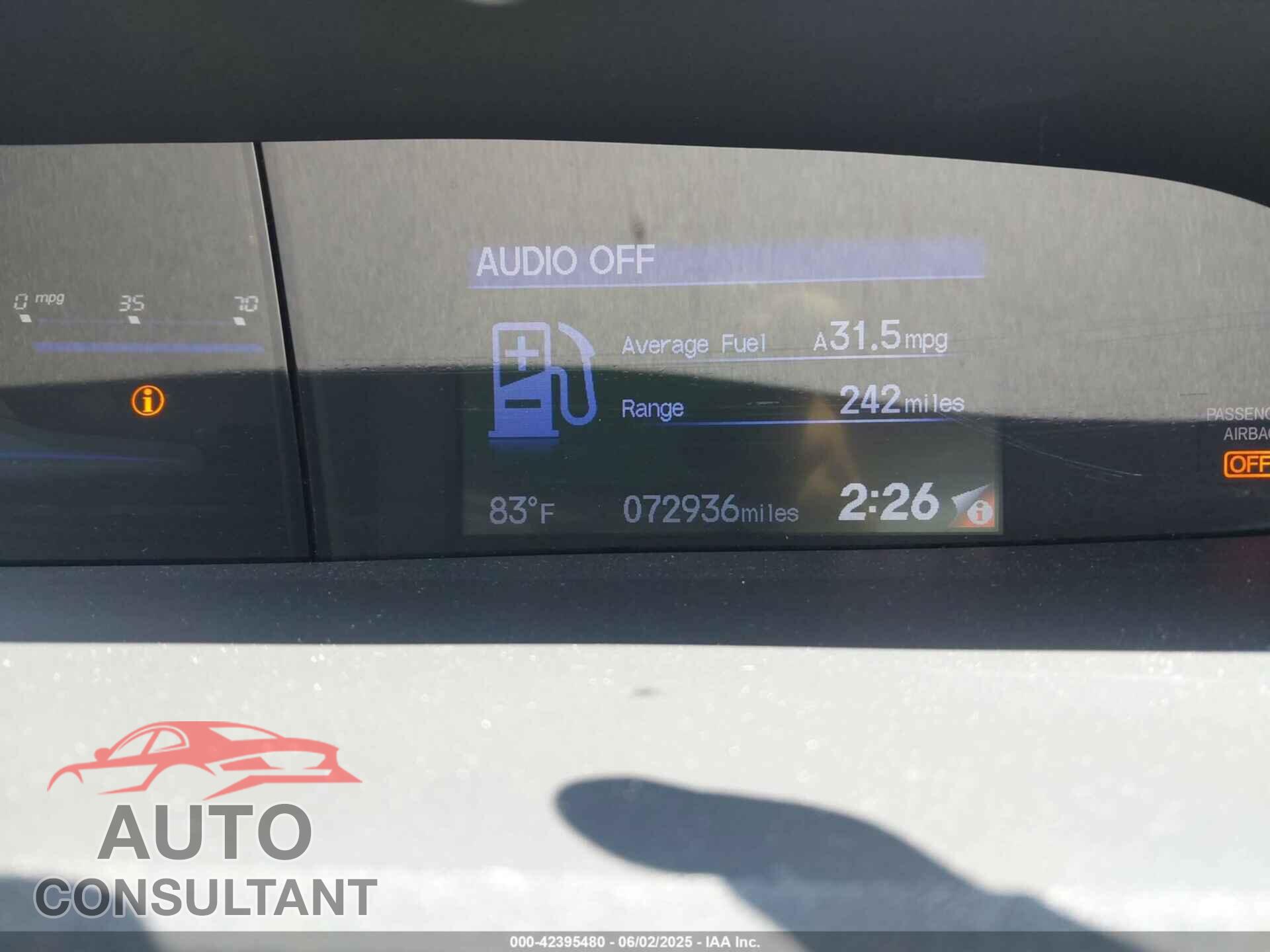 HONDA CIVIC 2014 - 19XFB2F87EE262349