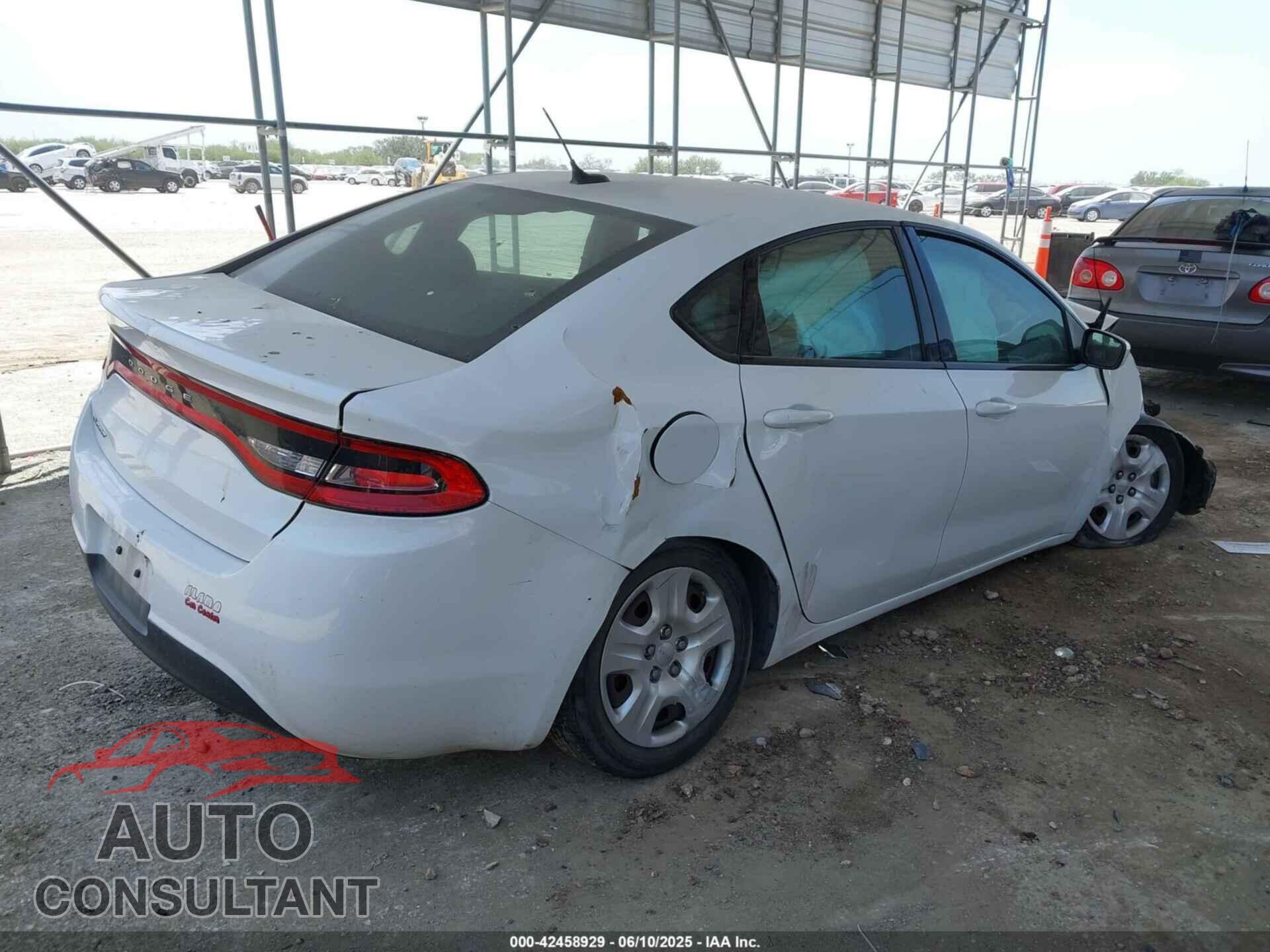 DODGE DART 2016 - 1C3CDFAA5GD516731