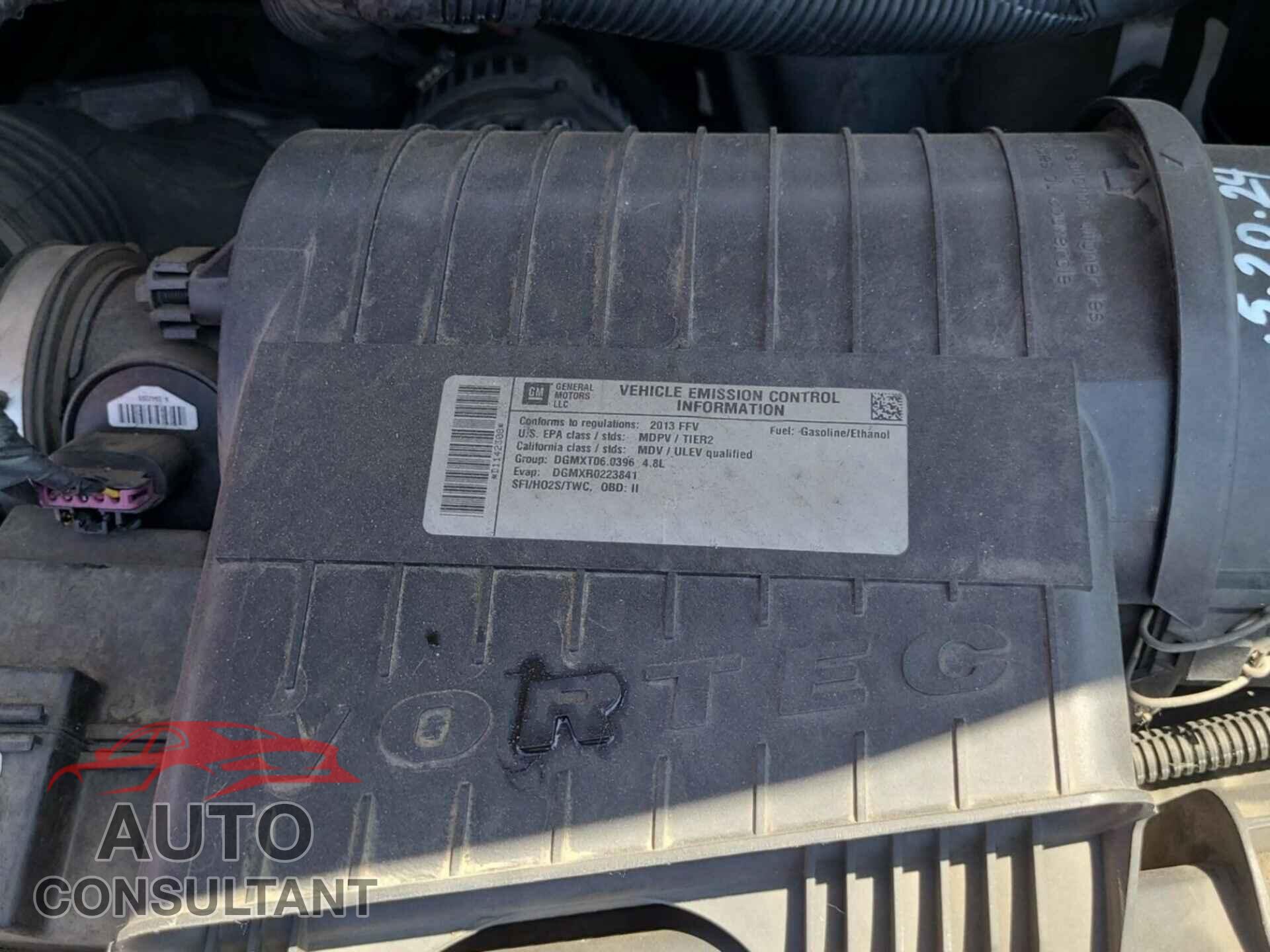 CHEVROLET EXPRESS 2500 2013 - 1GCWGFCA5D1142308