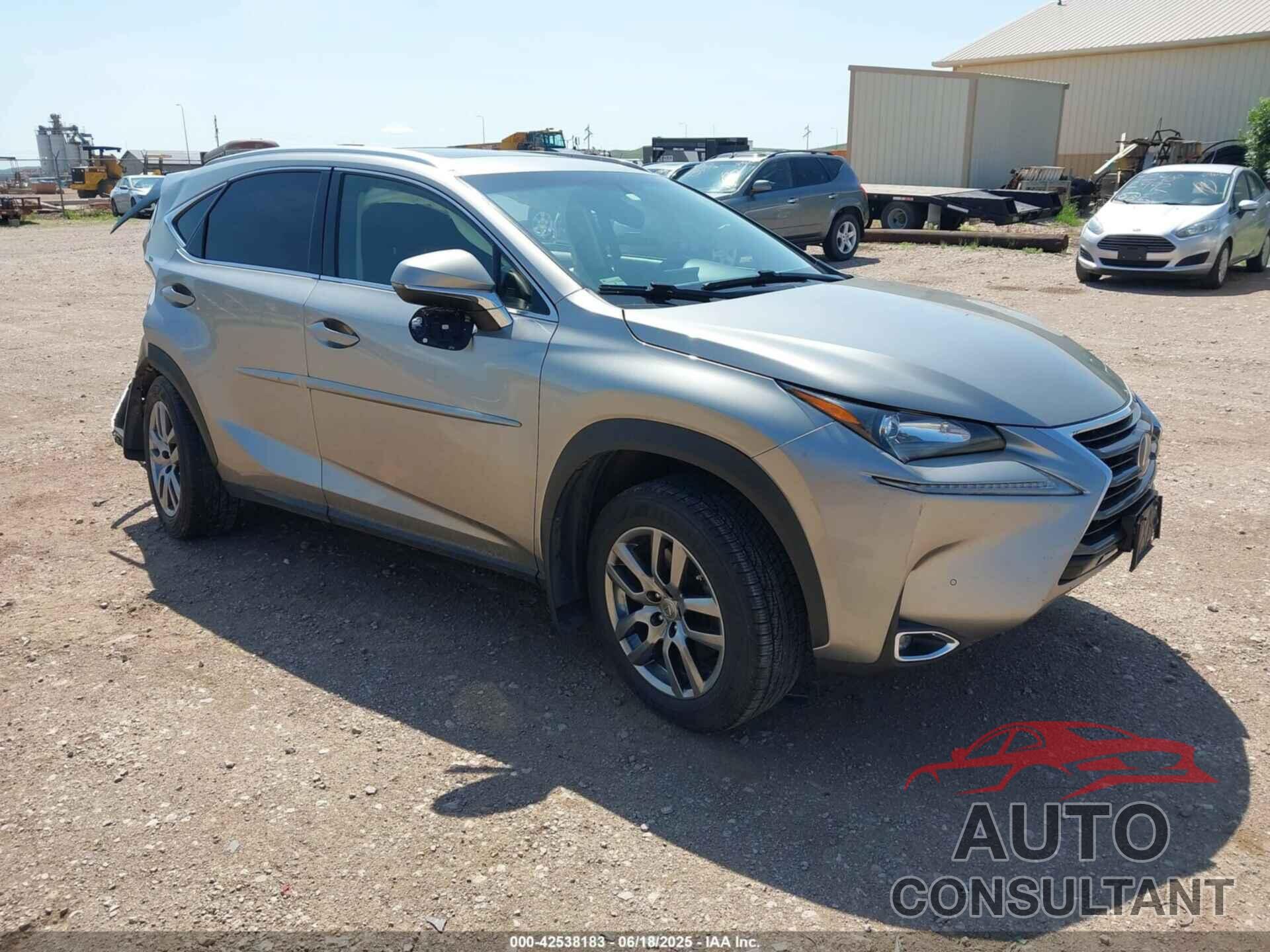 LEXUS NX 200T 2015 - JTJBARBZ6F2020477