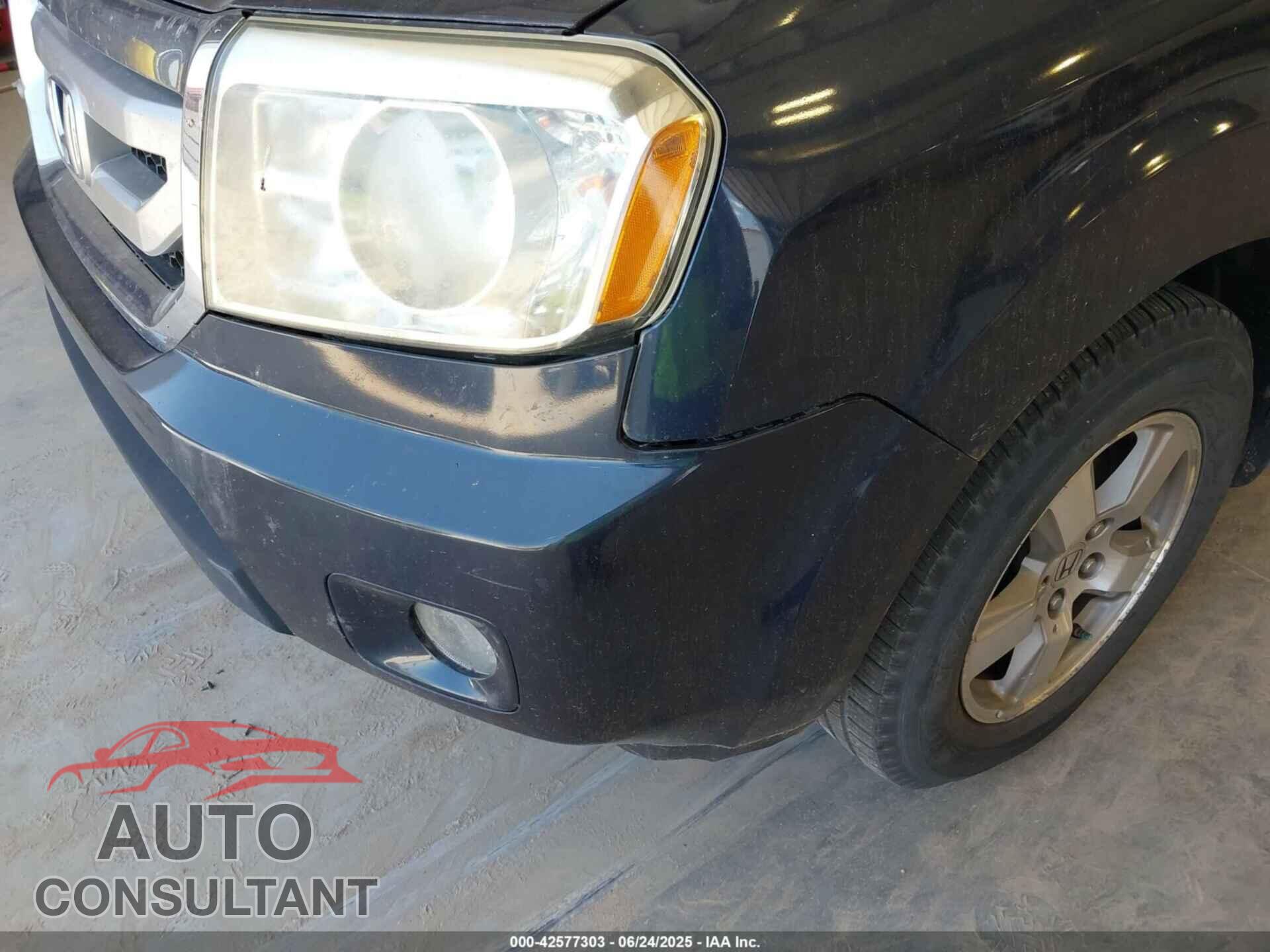 HONDA PILOT 2009 - 5FNYF48579B036422