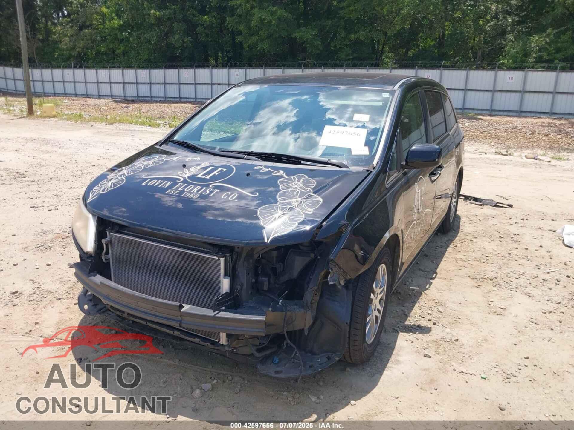 HONDA ODYSSEY 2013 - 5FNRL5H62DB087153