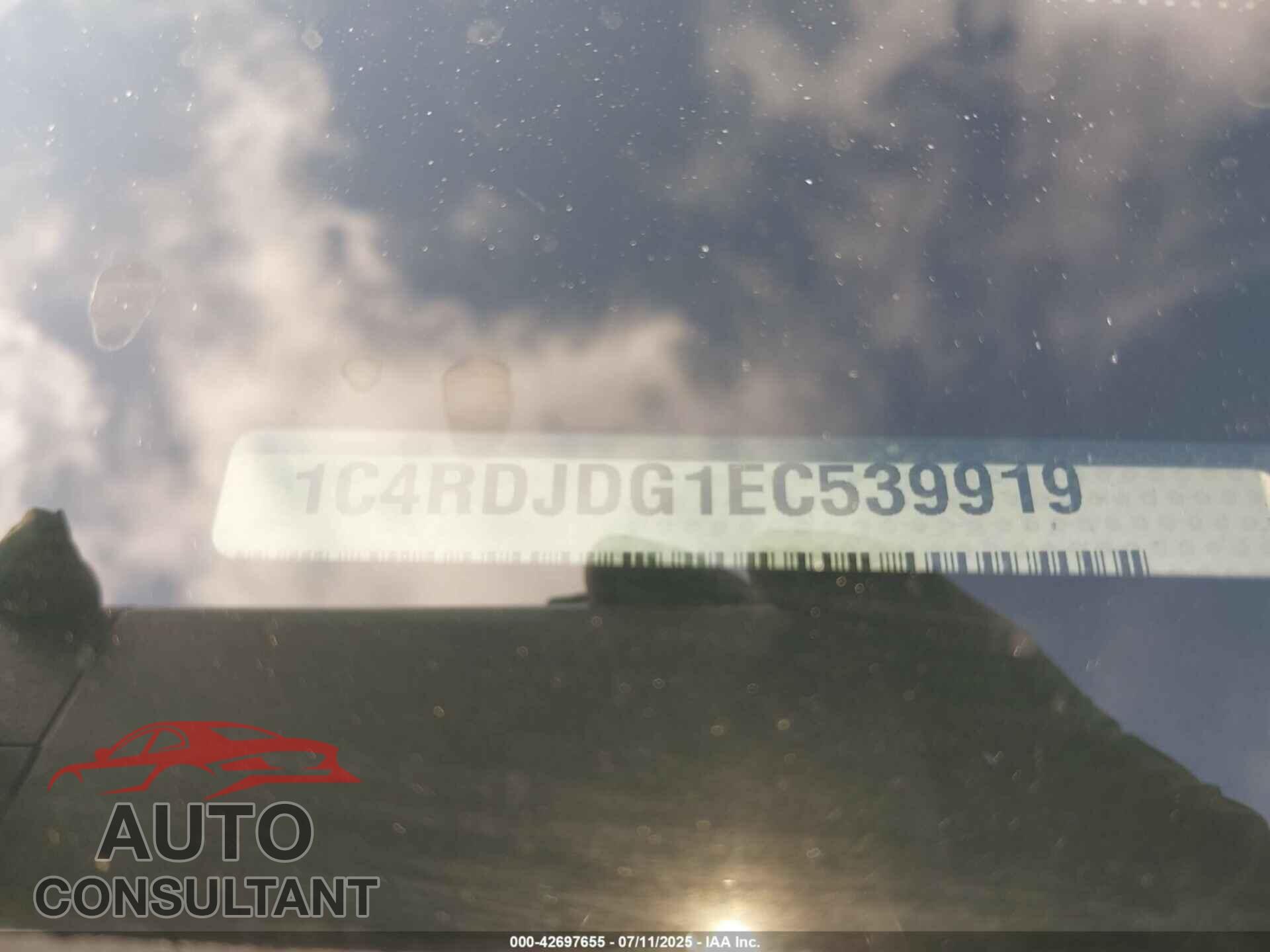 DODGE DURANGO 2014 - 1C4RDJDG1EC539919