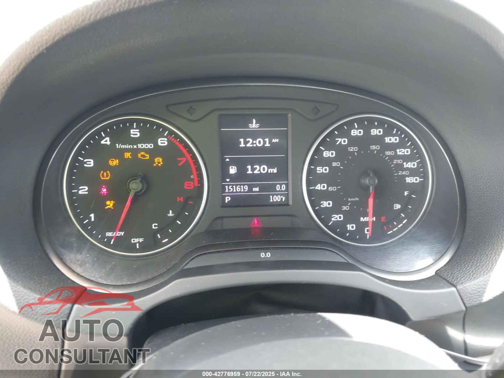 AUDI A3 2016 - WAUA7GFF6G1003121