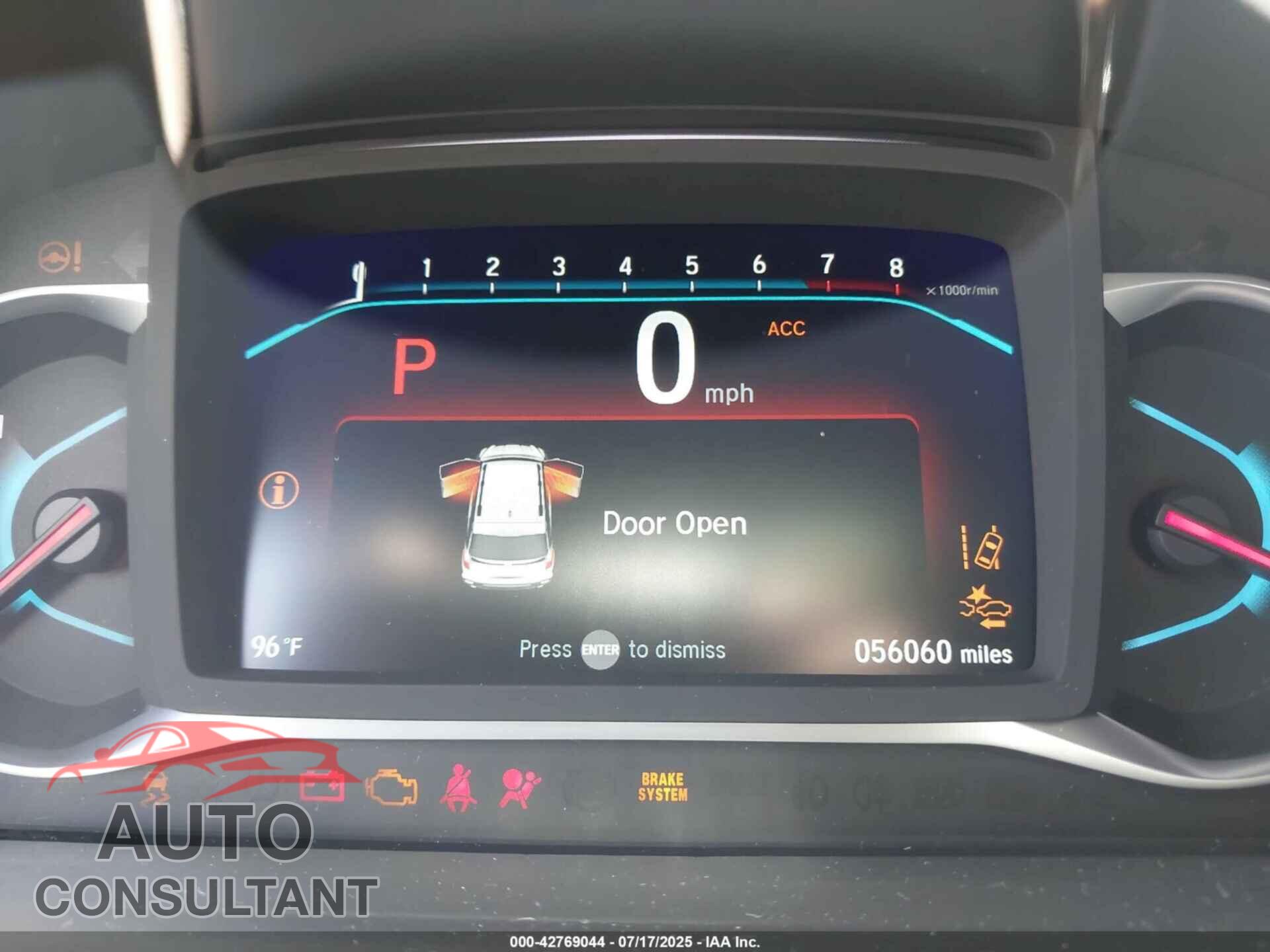 HONDA PILOT 2021 - 5FNYF6H71MB033733