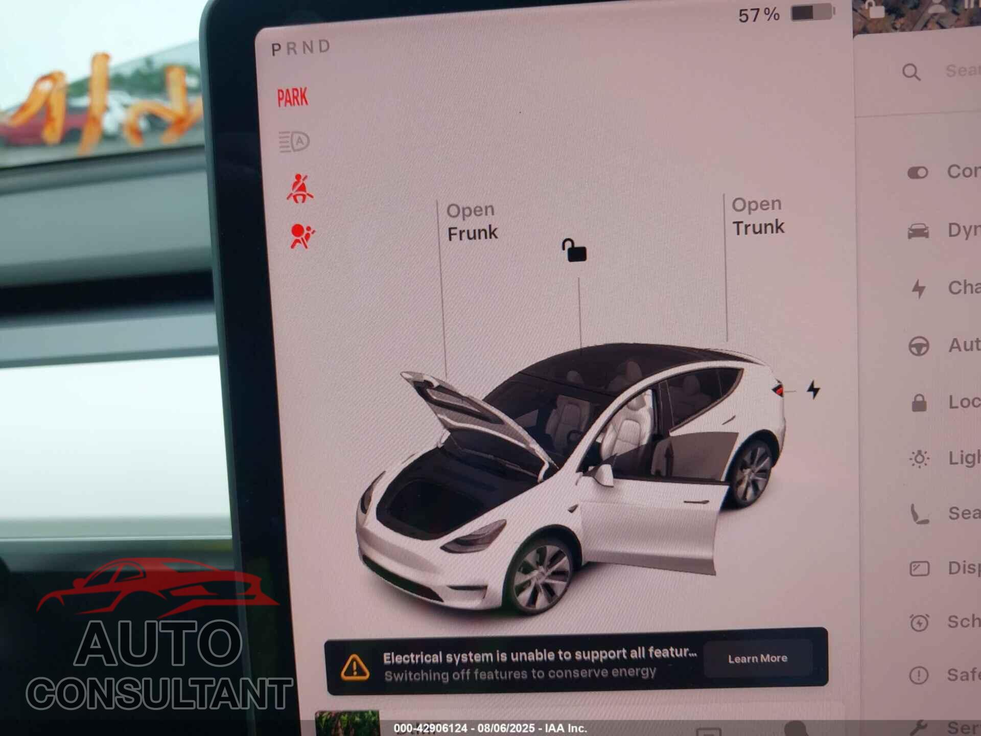 TESLA MODEL Y 2022 - 7SAYGDEE4NF354268