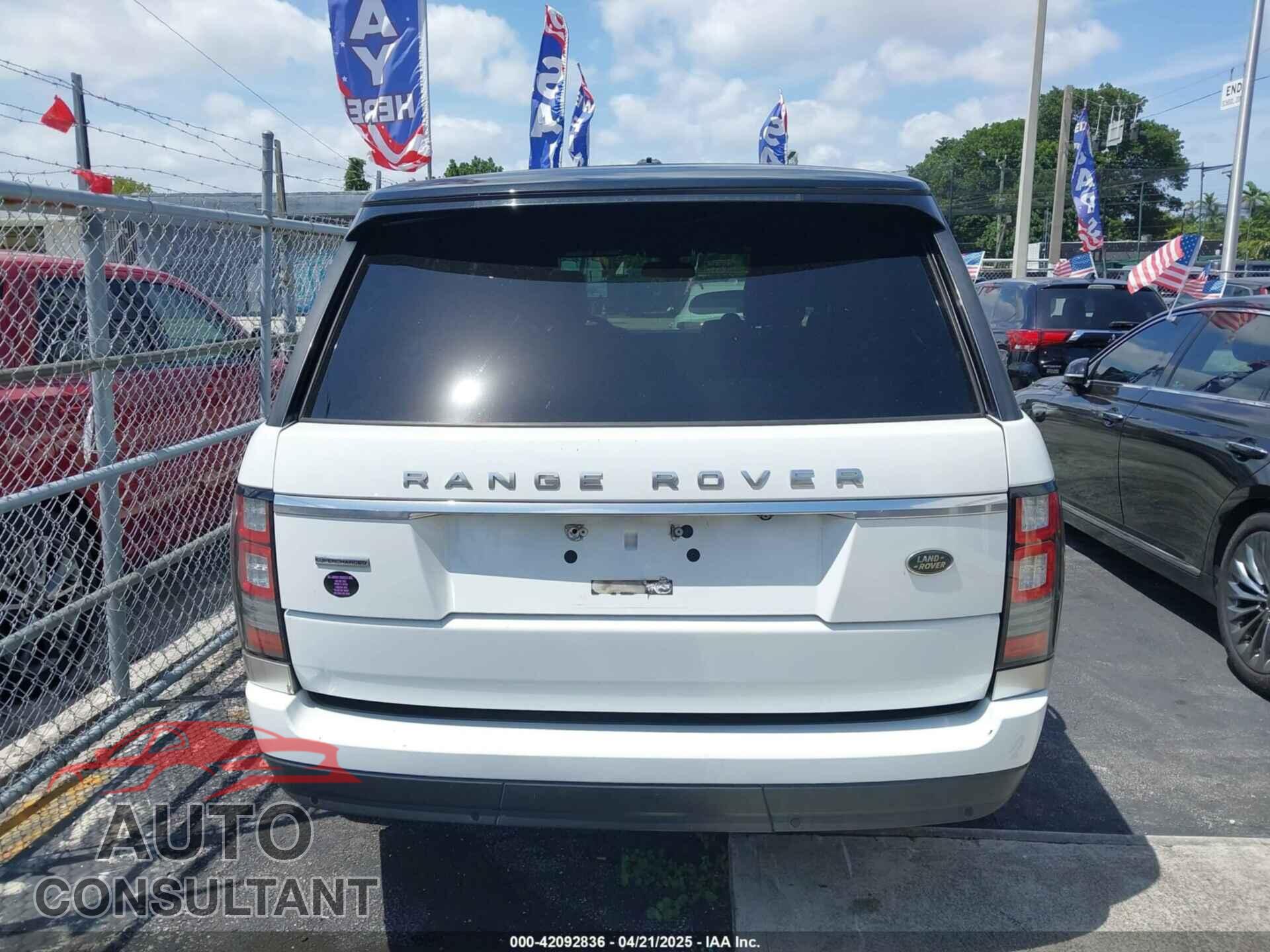 LAND ROVER RANGE ROVER 2015 - SALGS3TF6FA229384