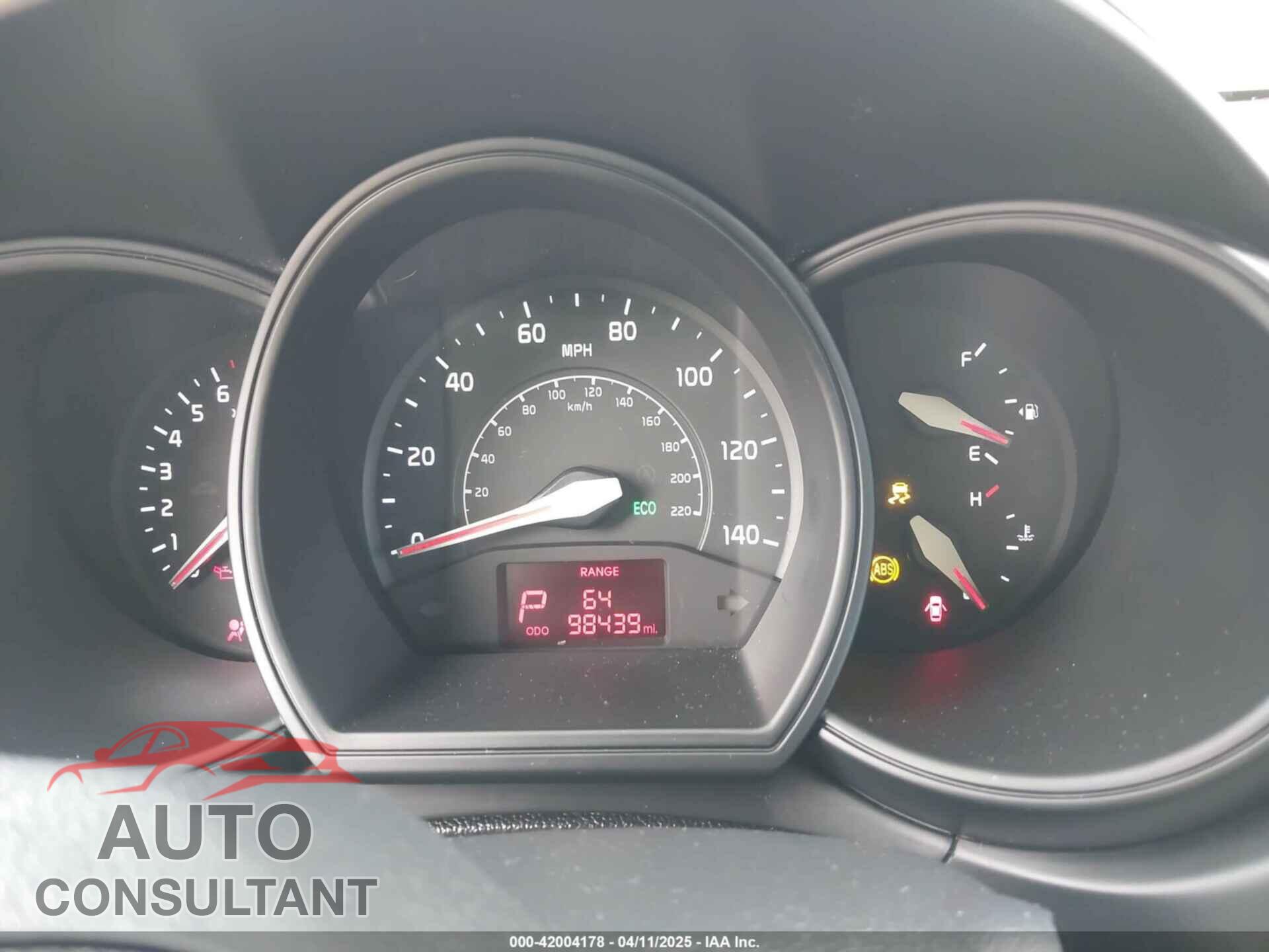 KIA RIO 2015 - KNADM5A31F6500697