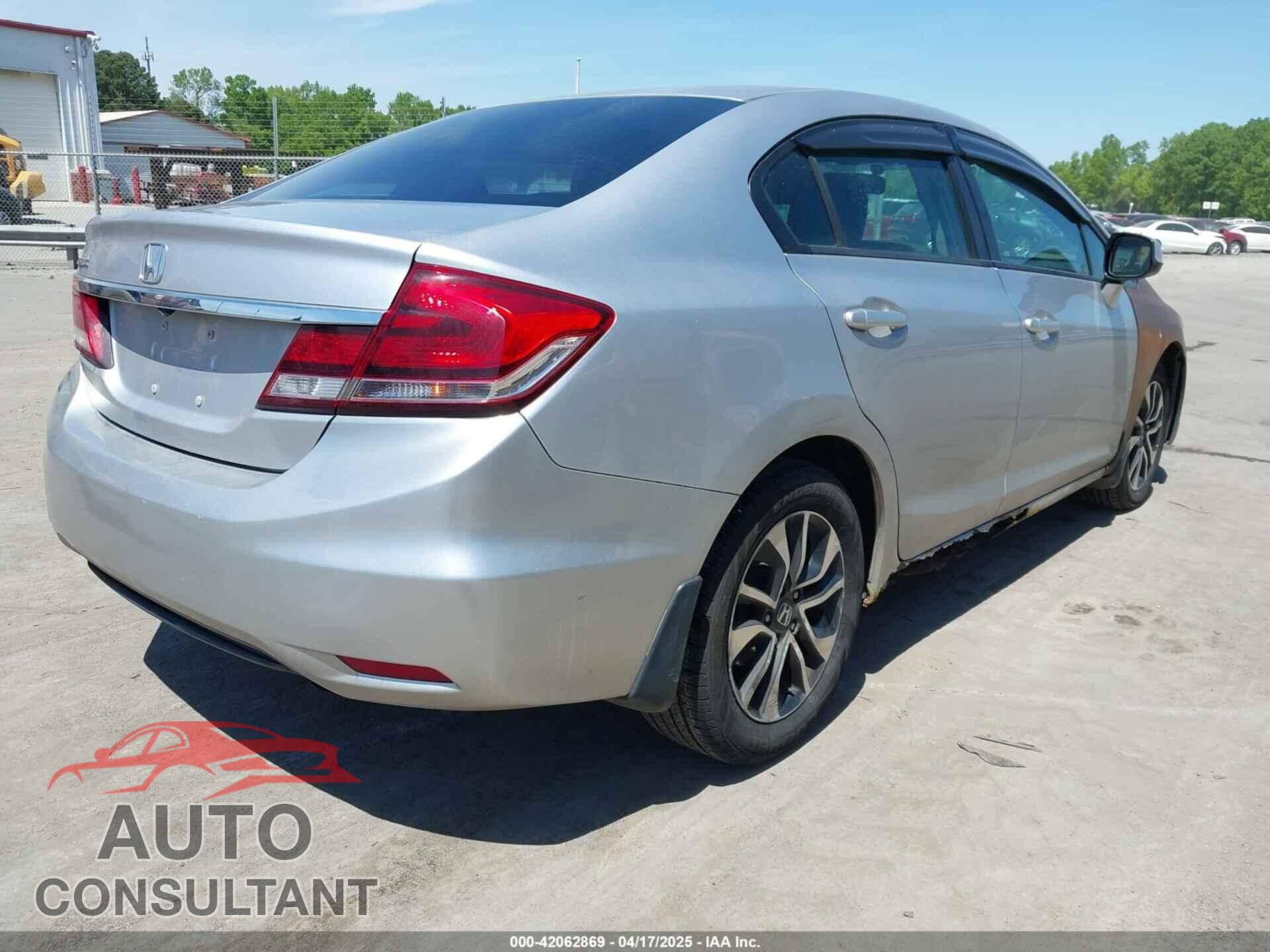 HONDA CIVIC 2013 - 19XFB2F84DE267636