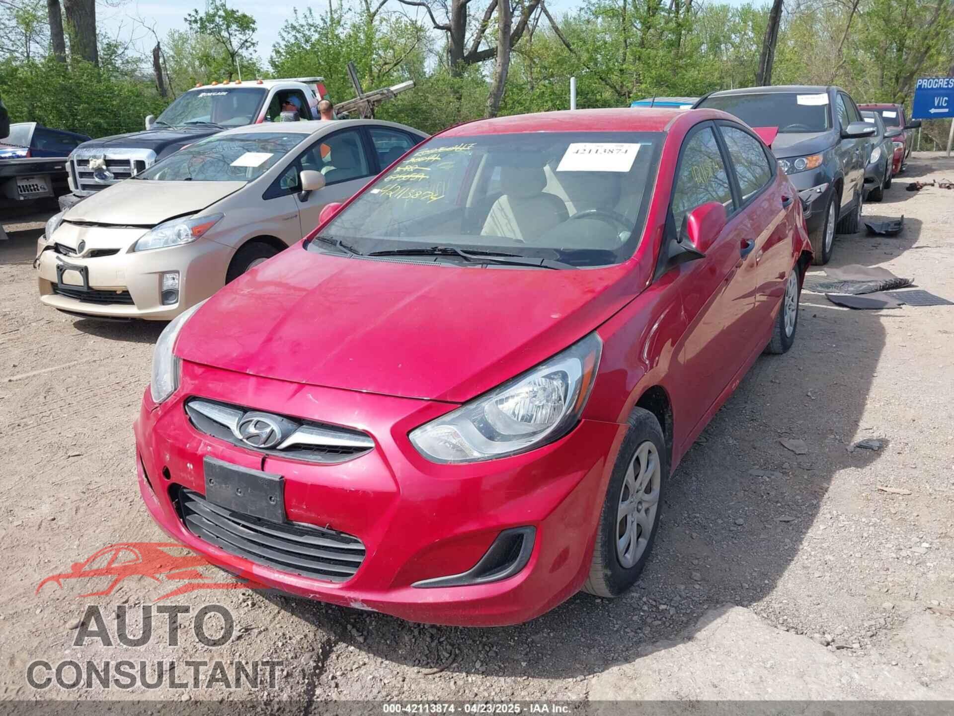 HYUNDAI ACCENT 2012 - KMHCT4AE1CU075059