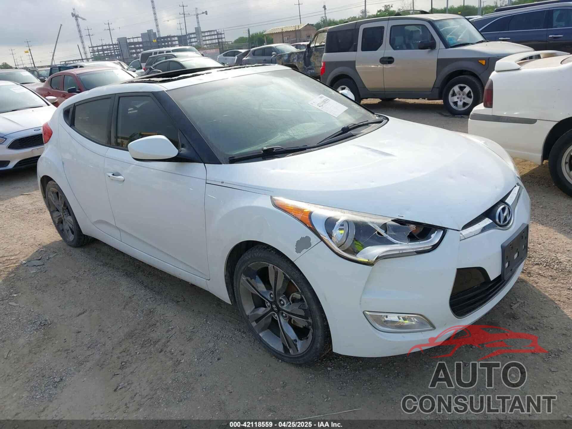 HYUNDAI VELOSTER 2016 - KMHTC6AD6GU286377