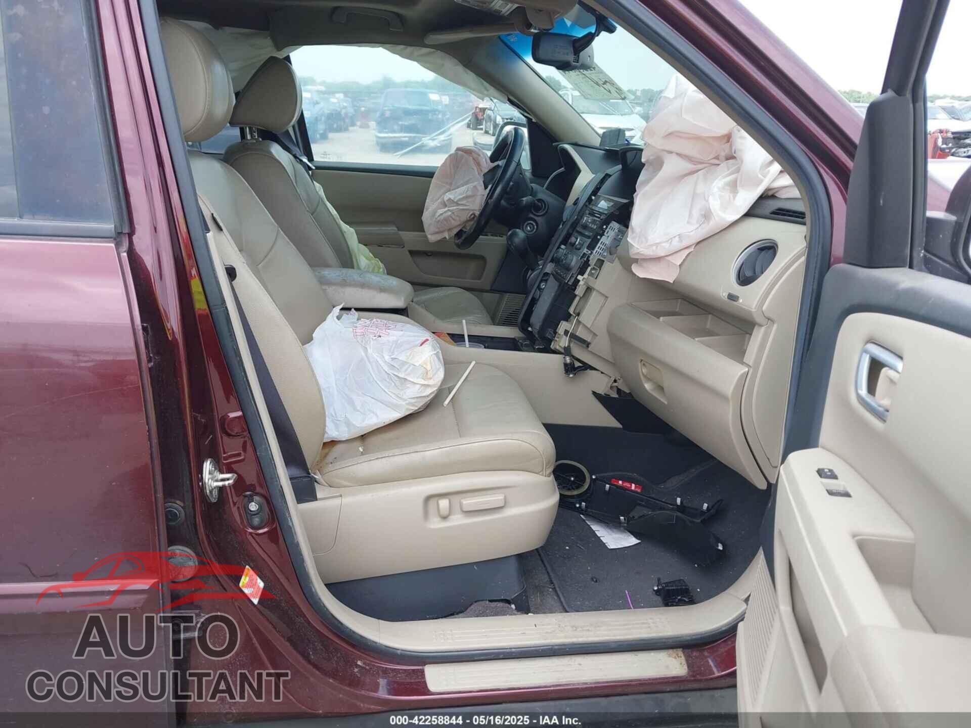HONDA PILOT 2012 - 5FNYF4H59CB062513