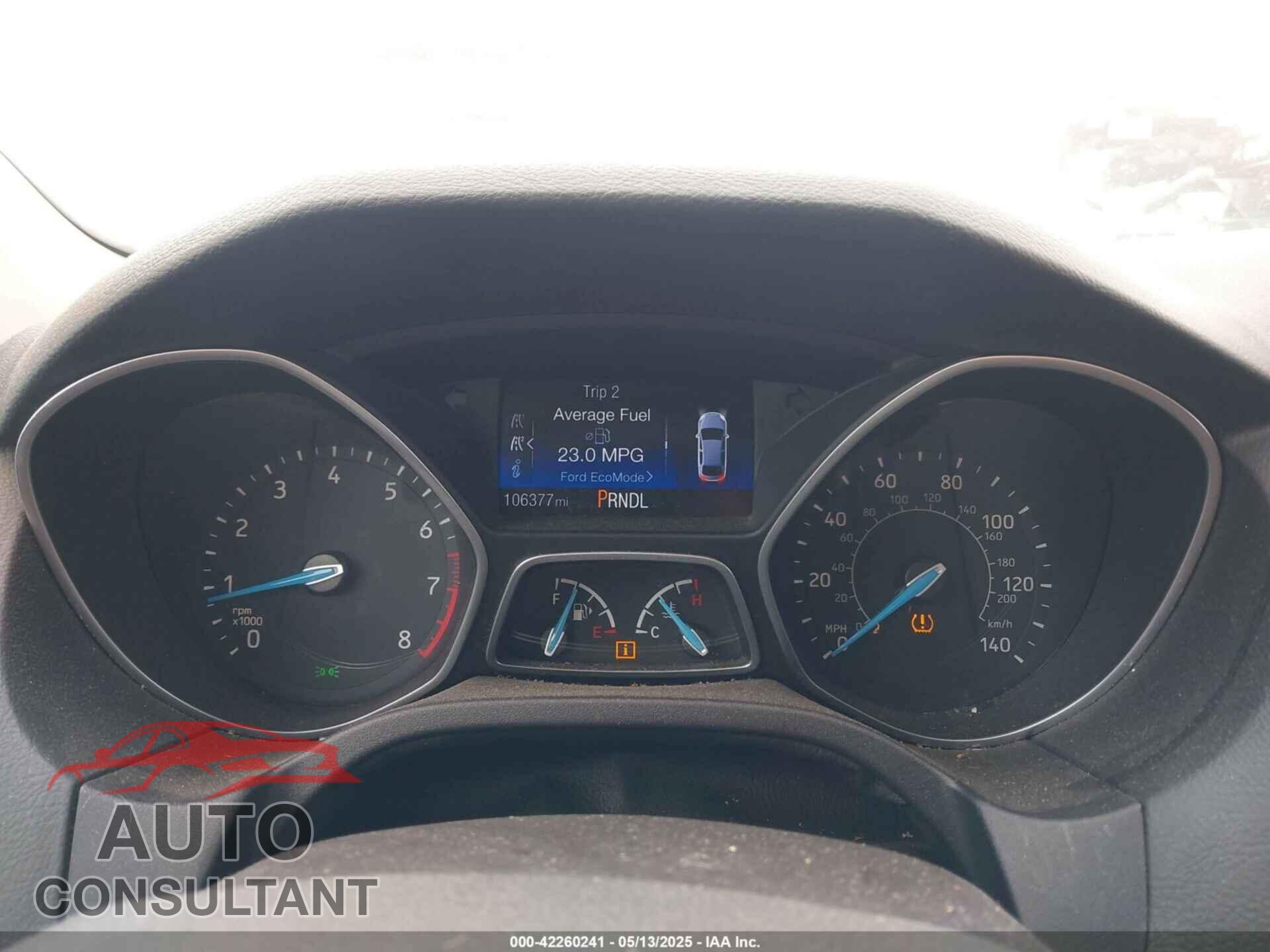 FORD FOCUS 2016 - 1FADP3E27GL349051
