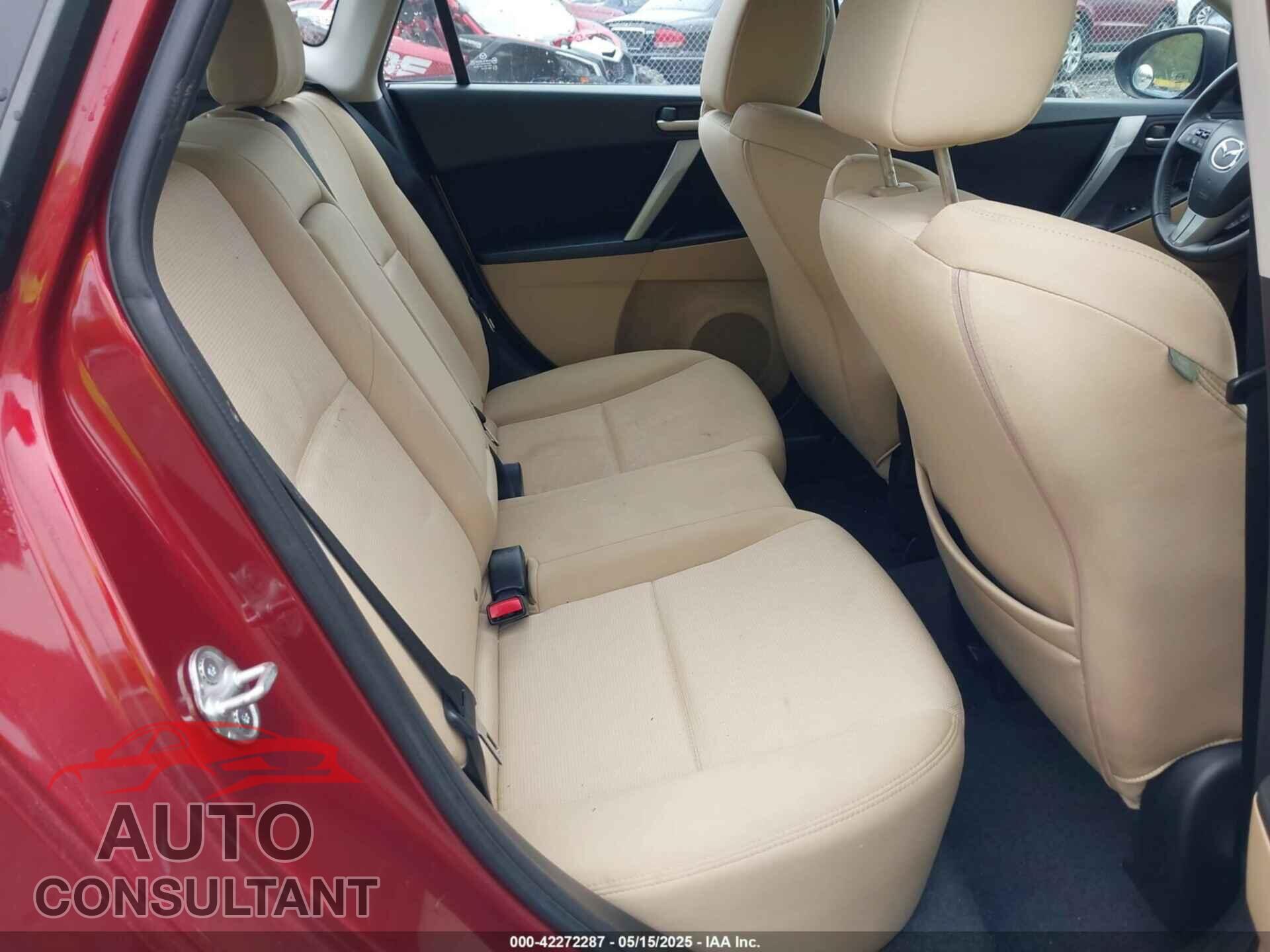 MAZDA 3 2011 - JM1BL1K58B1386064