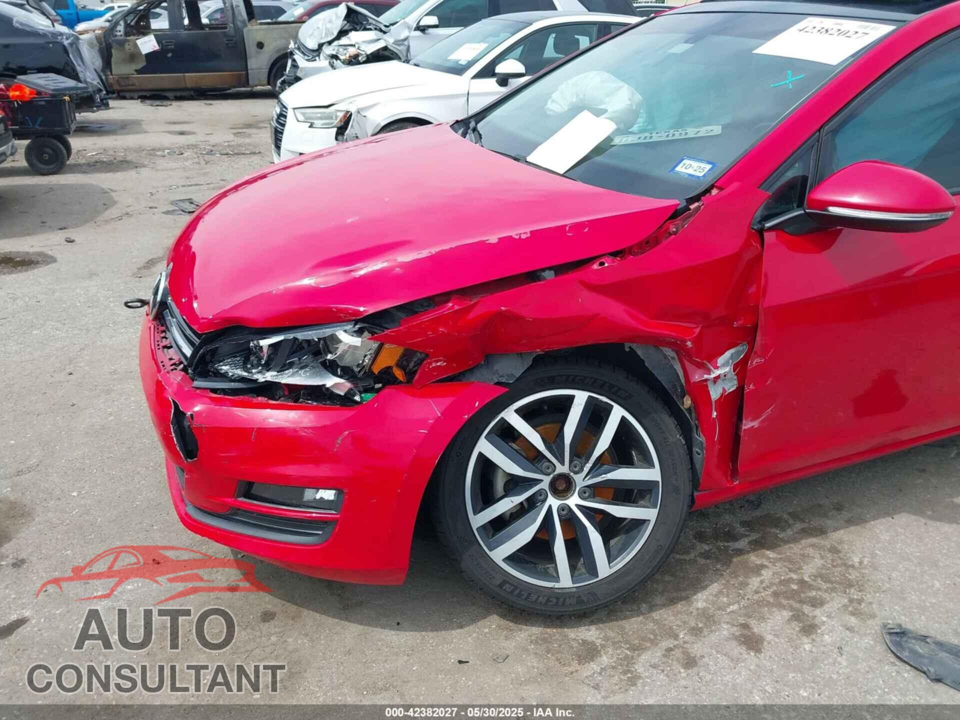VOLKSWAGEN GOLF 2016 - 3VW217AU7GM044887