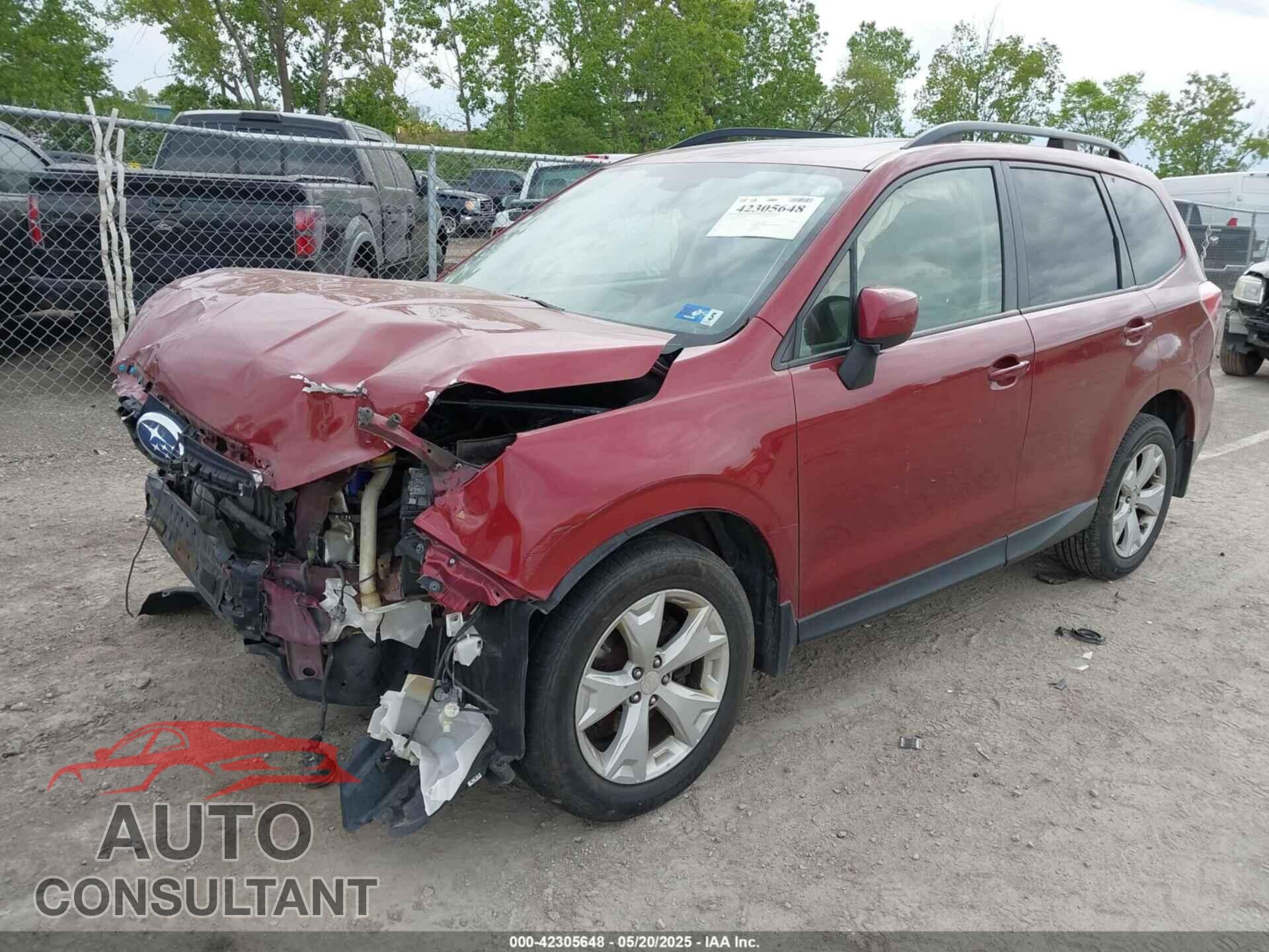 SUBARU FORESTER 2016 - JF2SJAFC2GH422118
