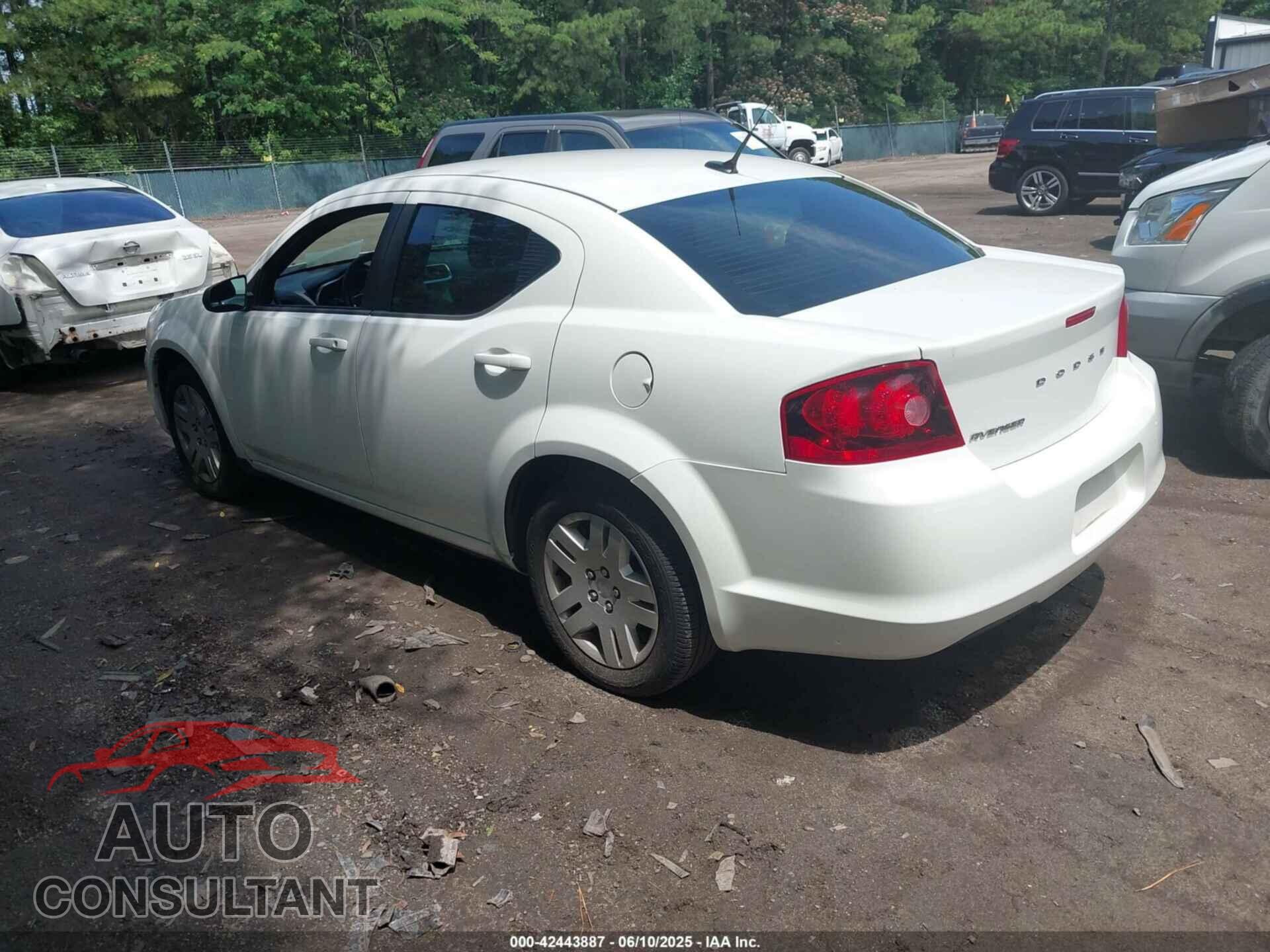 DODGE AVENGER 2011 - 1B3BD4FB8BN514828