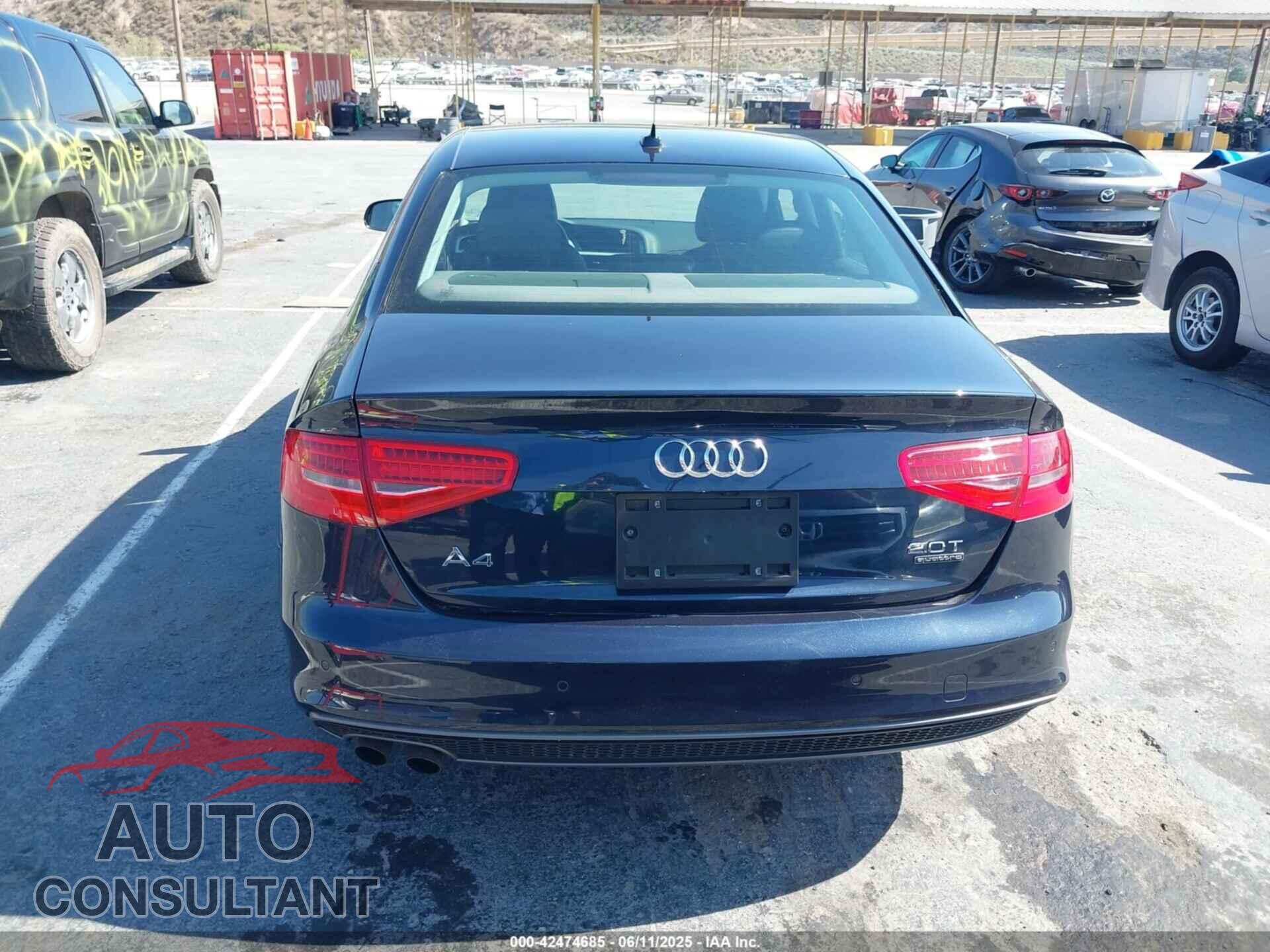 AUDI A4 2016 - WAUFFAFL9GN007118