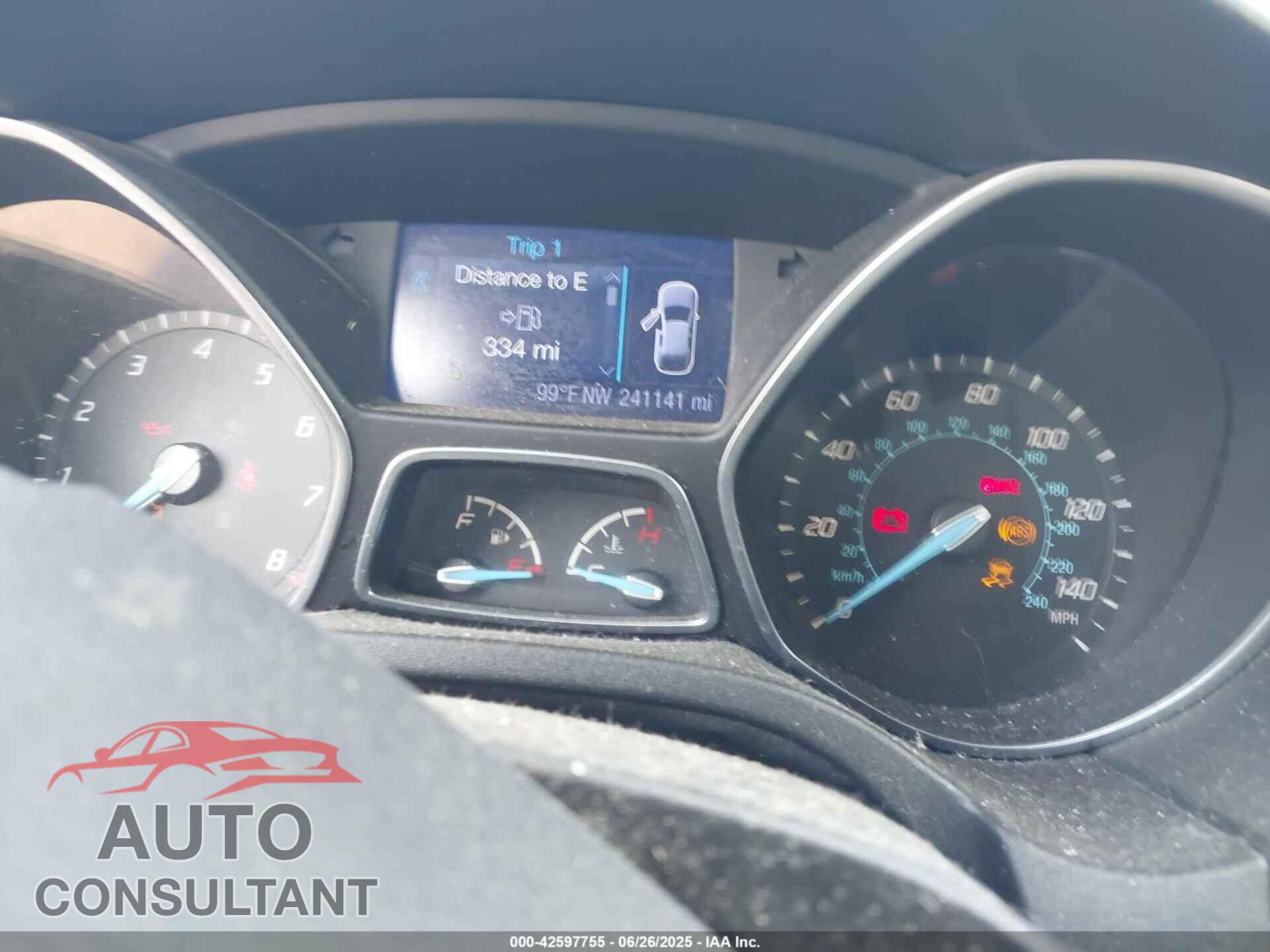 FORD FOCUS 2013 - 1FADP3F22DL143467